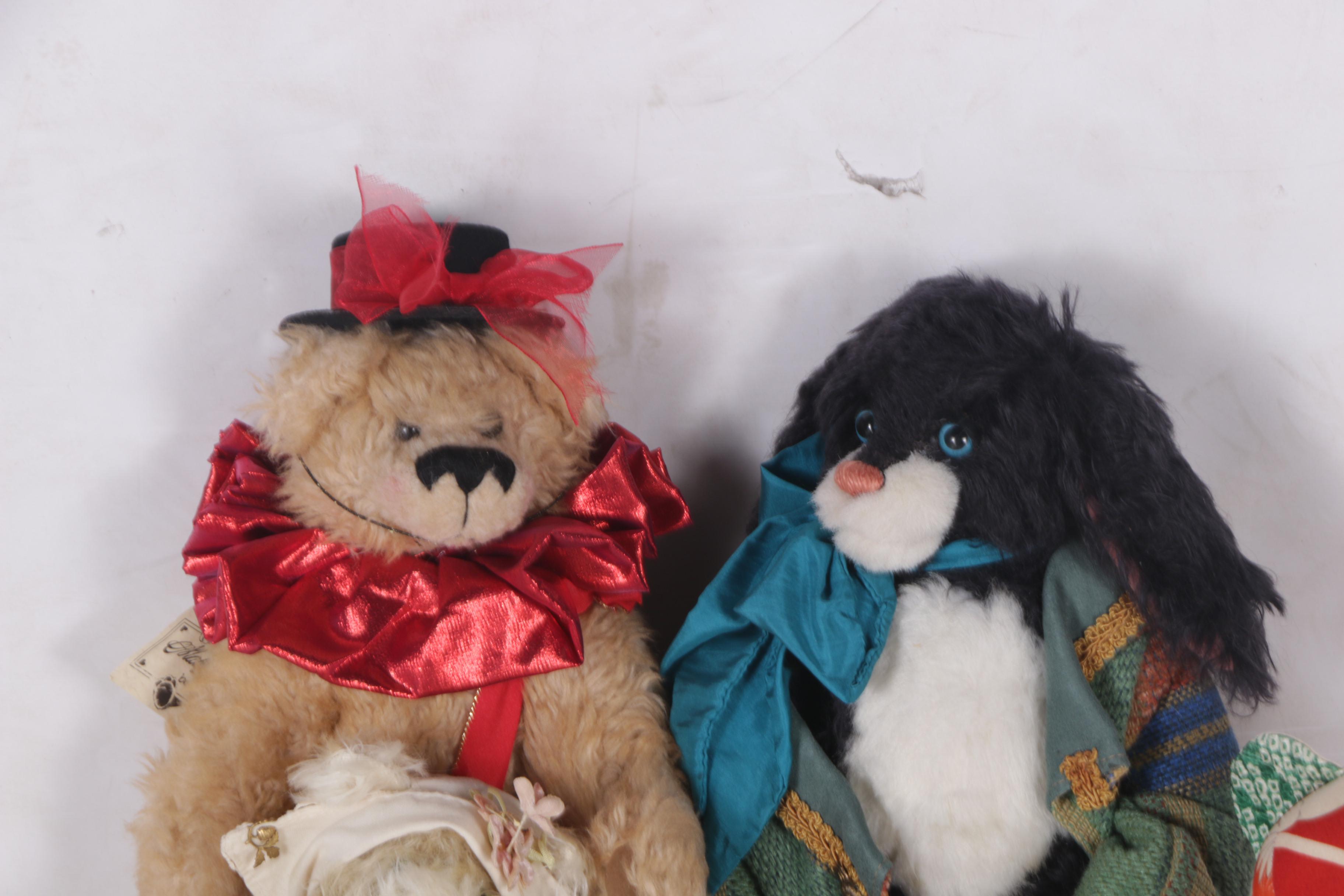 Vintage Teddy Bears and Plush Animals Featuring Bunnies by the Bay