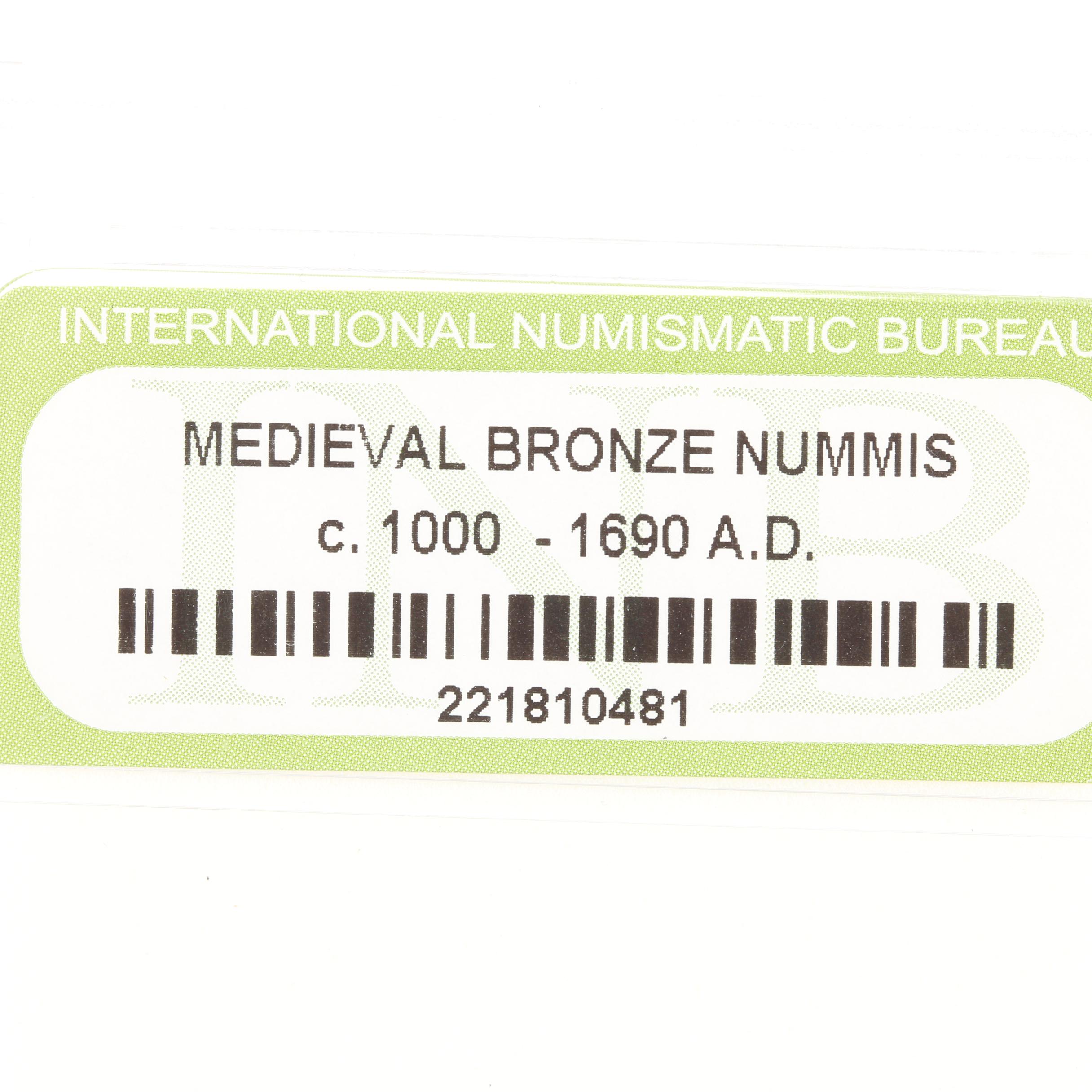 Ten Medieval Era Bronze Coins