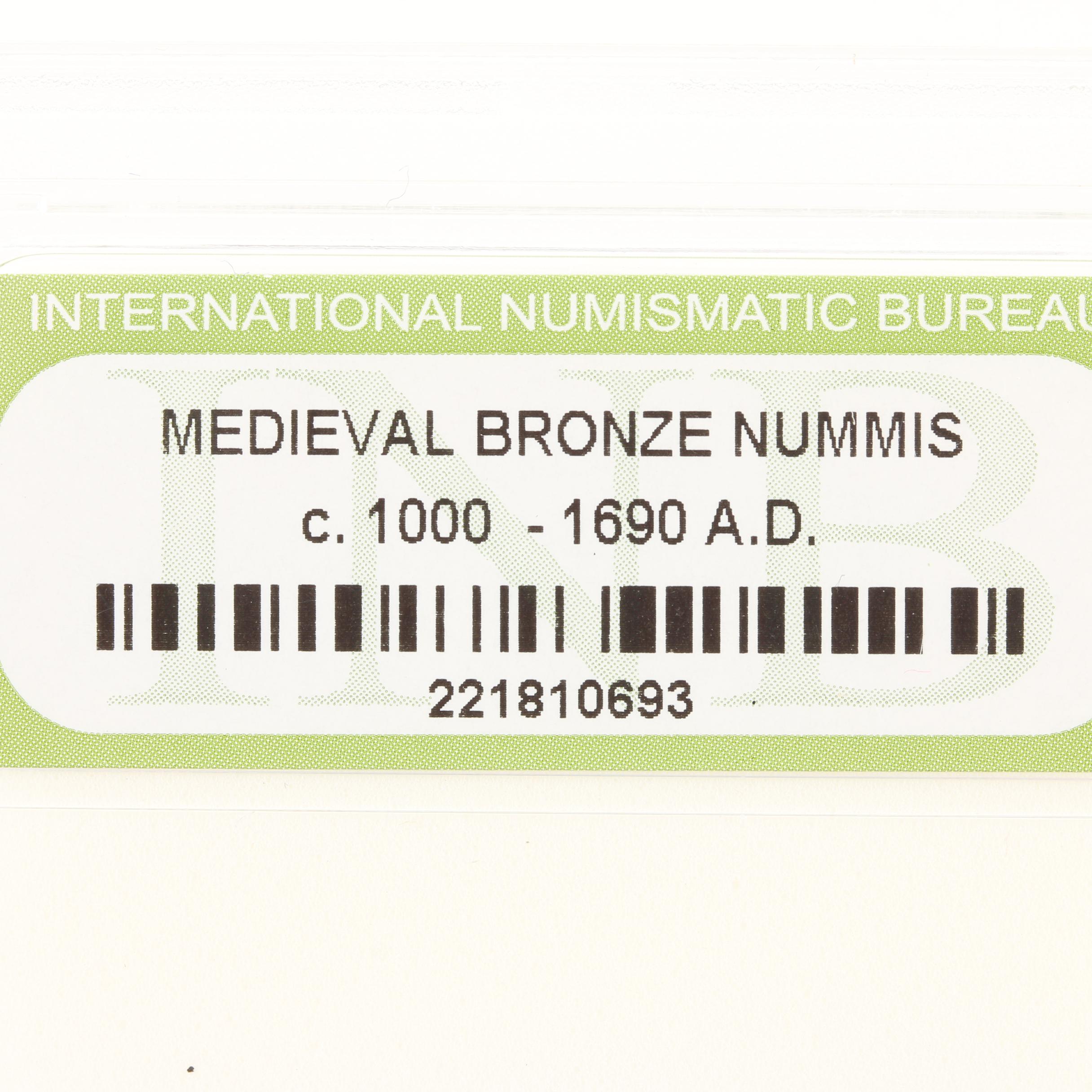 Ten Medieval Era Bronze Coins