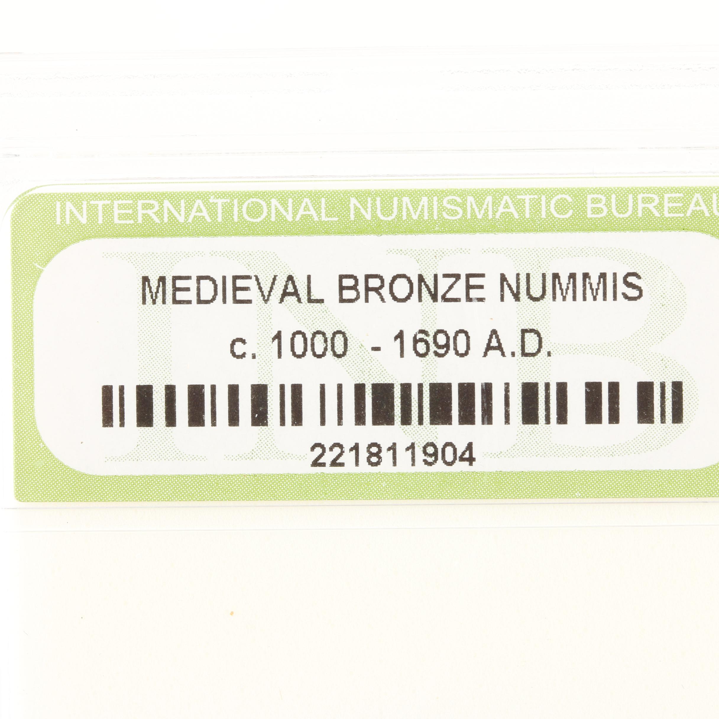 Ten Medieval Era Bronze Coins