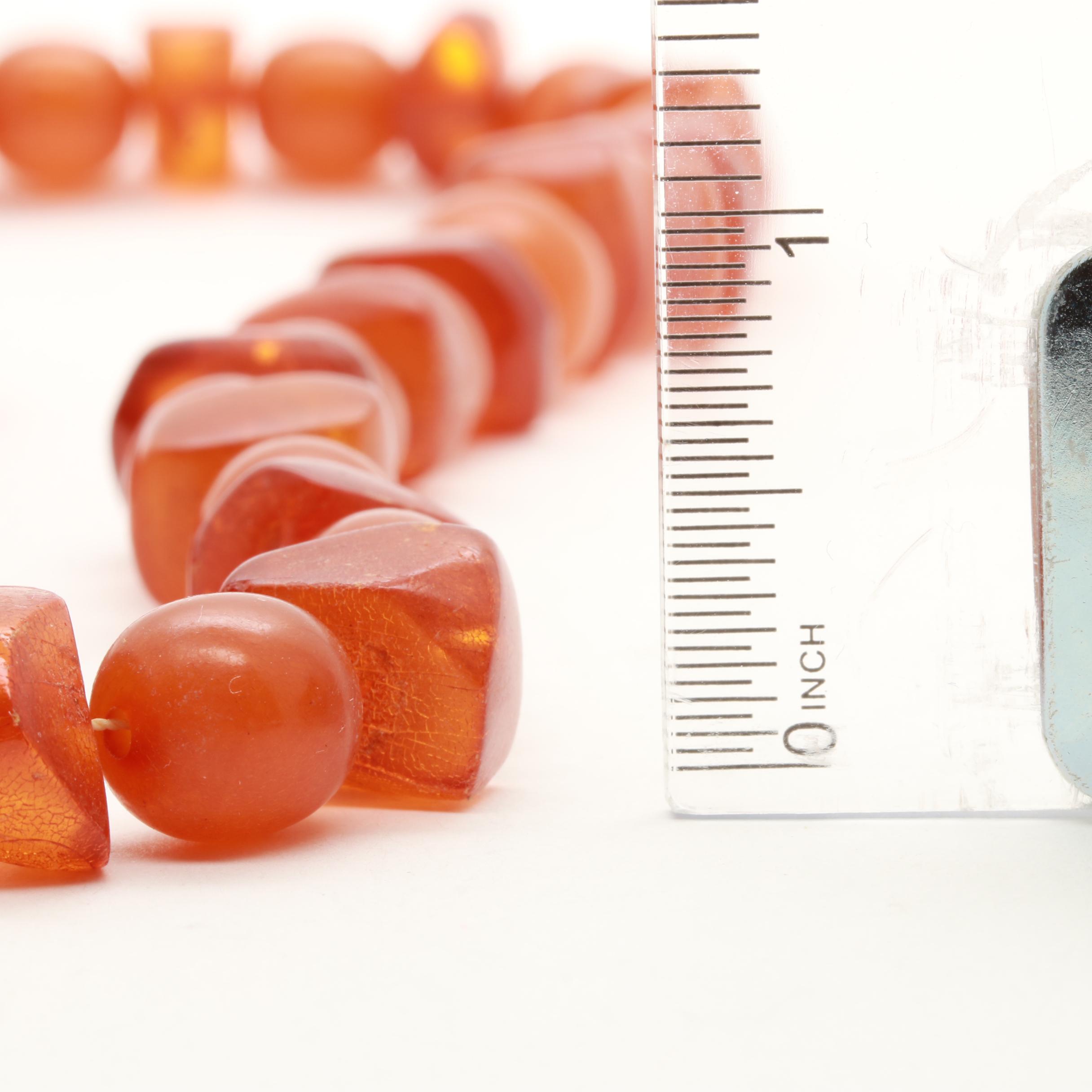 Amber Beaded Necklace