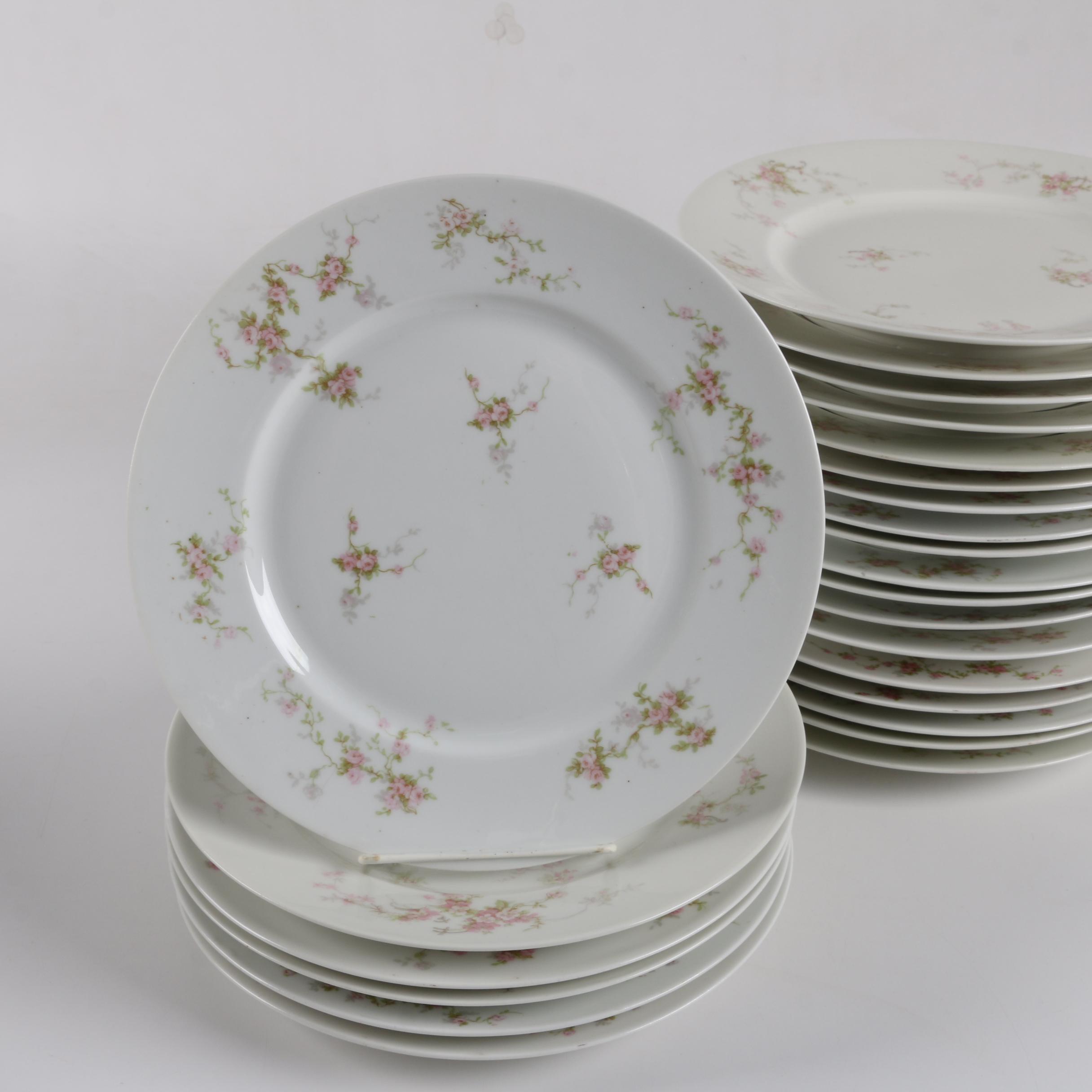 Vintage Theodore Haviland Limoges Porcelain Plates ca. 1903-25