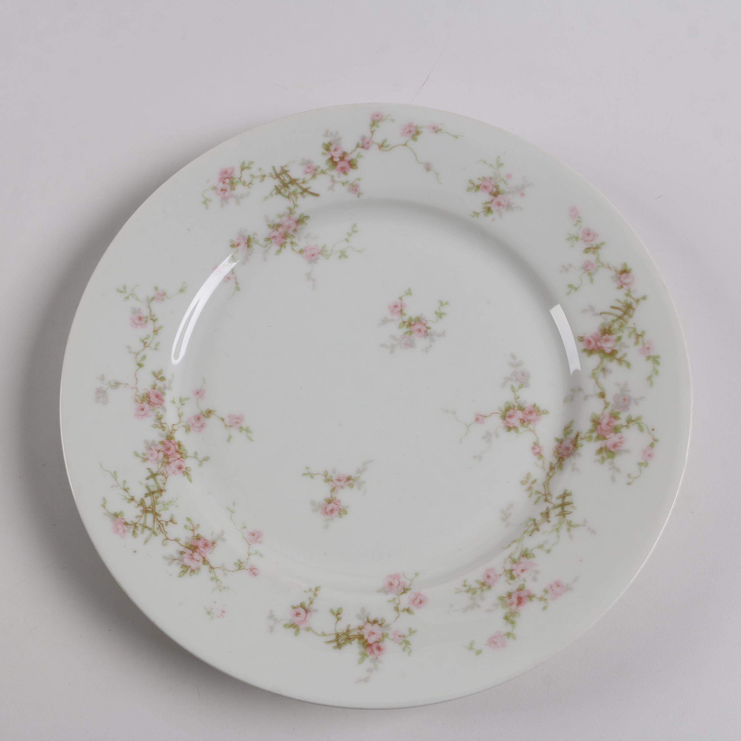 Vintage Theodore Haviland Limoges Porcelain Plates ca. 1903-25