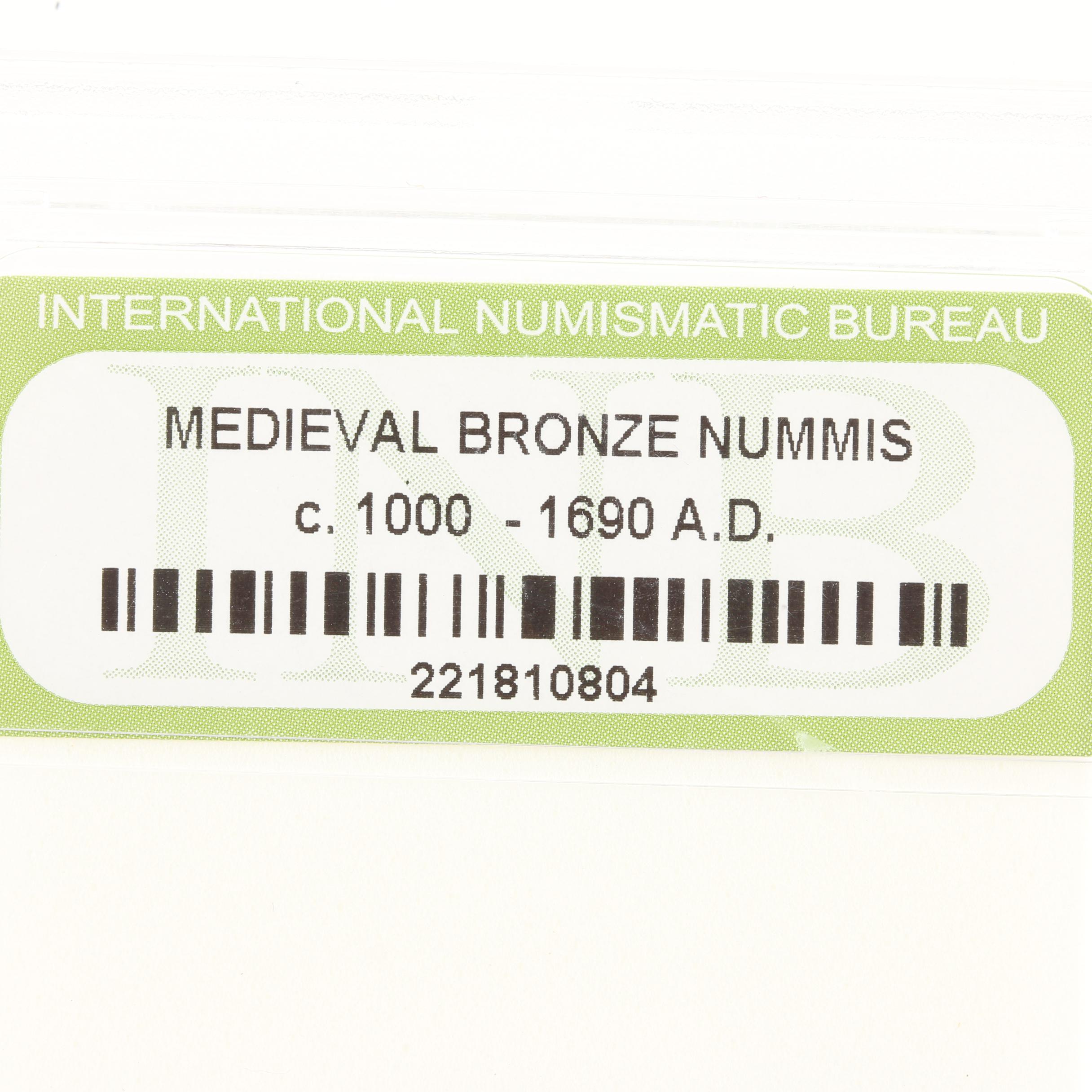 Ten Medieval Era Bronze Coins