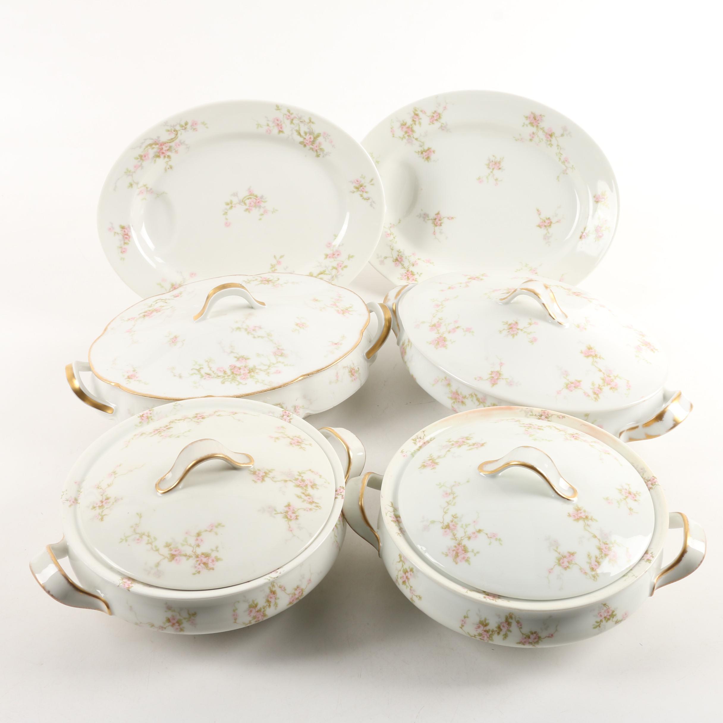 Vintage Theodore Haviland Limoges Porcelain Serveware