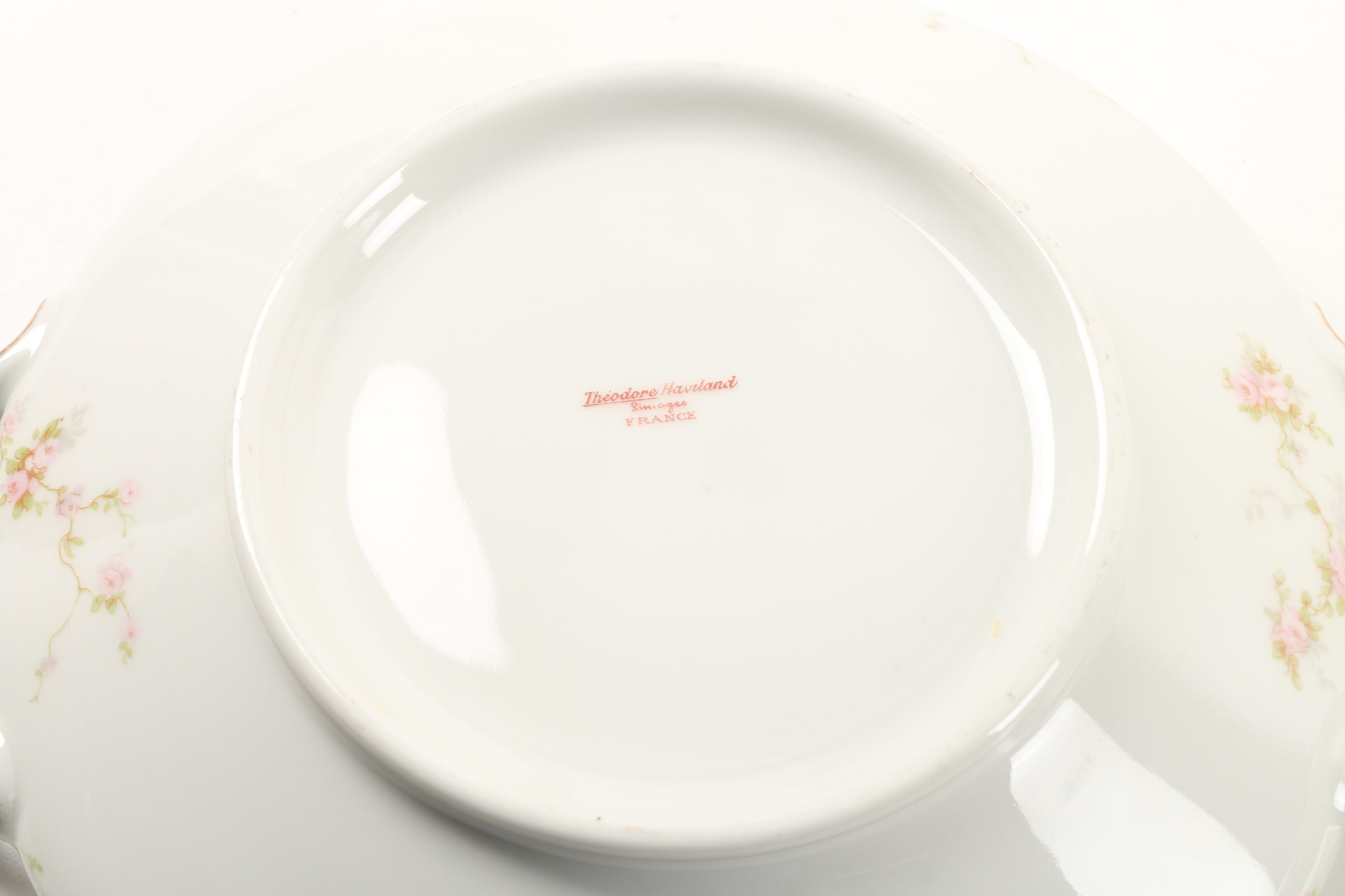 Vintage Theodore Haviland Limoges Porcelain Serveware