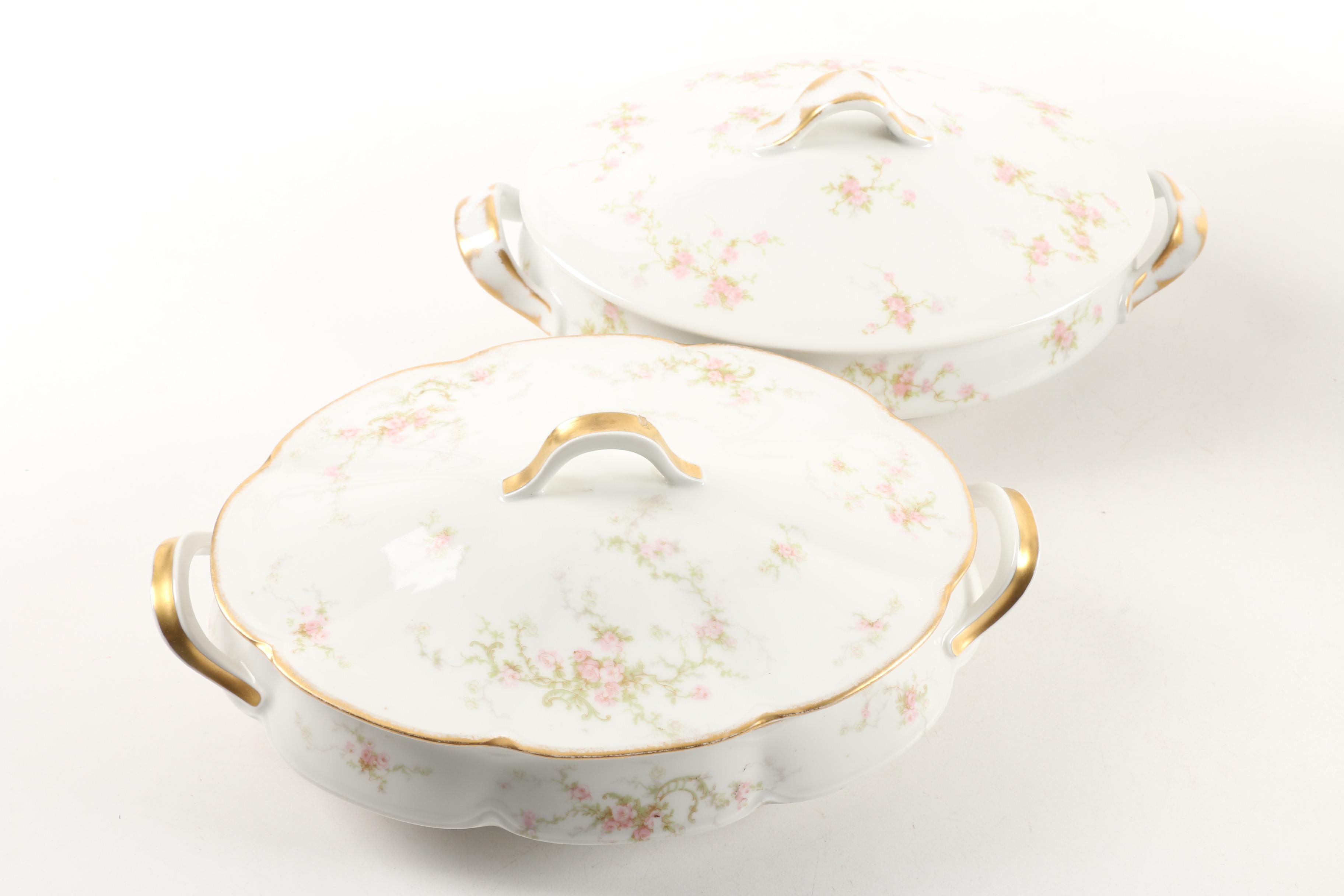 Vintage Theodore Haviland Limoges Porcelain Serveware