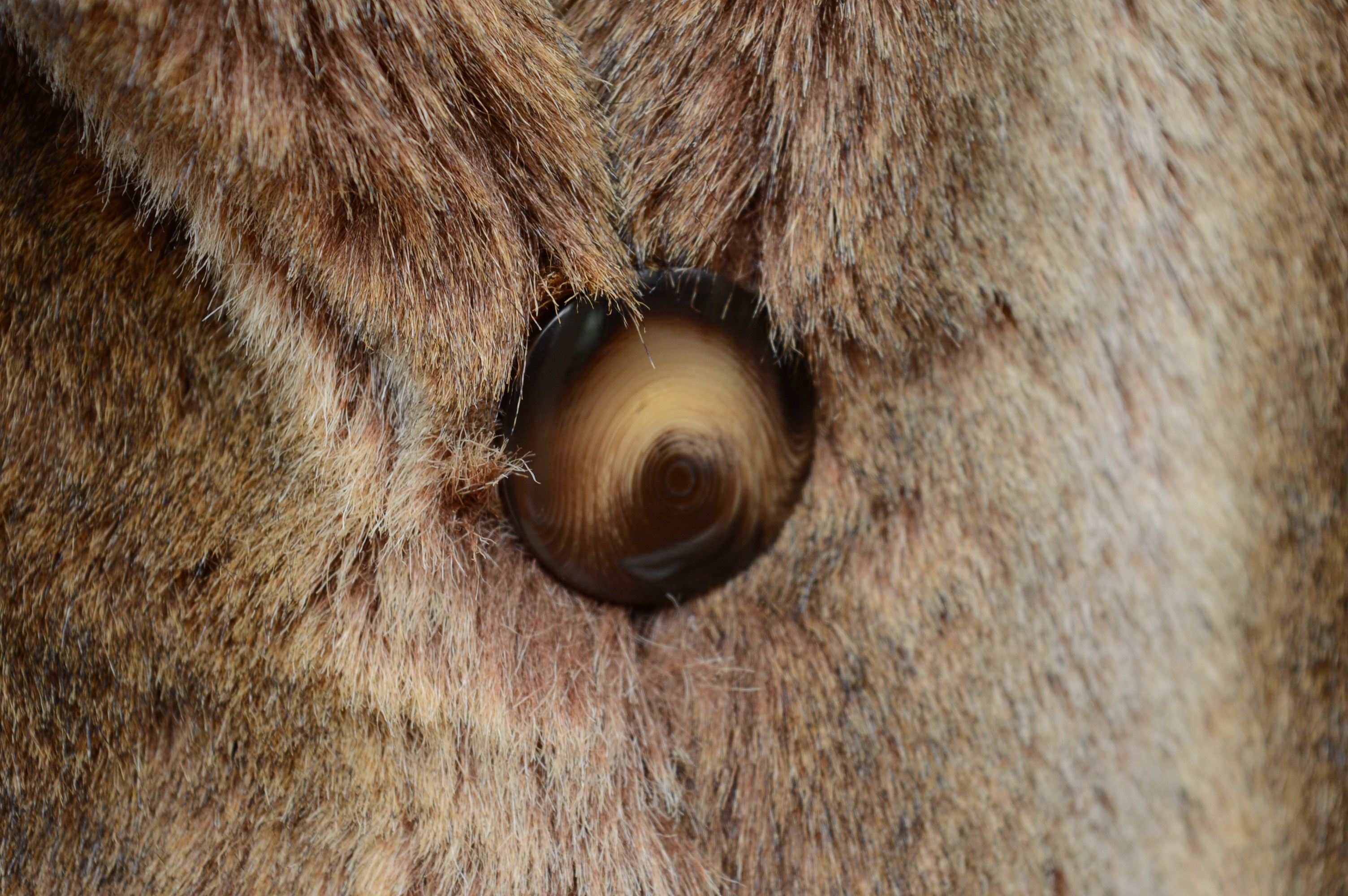 Vintage Oleg Cassini Faux Fur Double-Breasted Coat