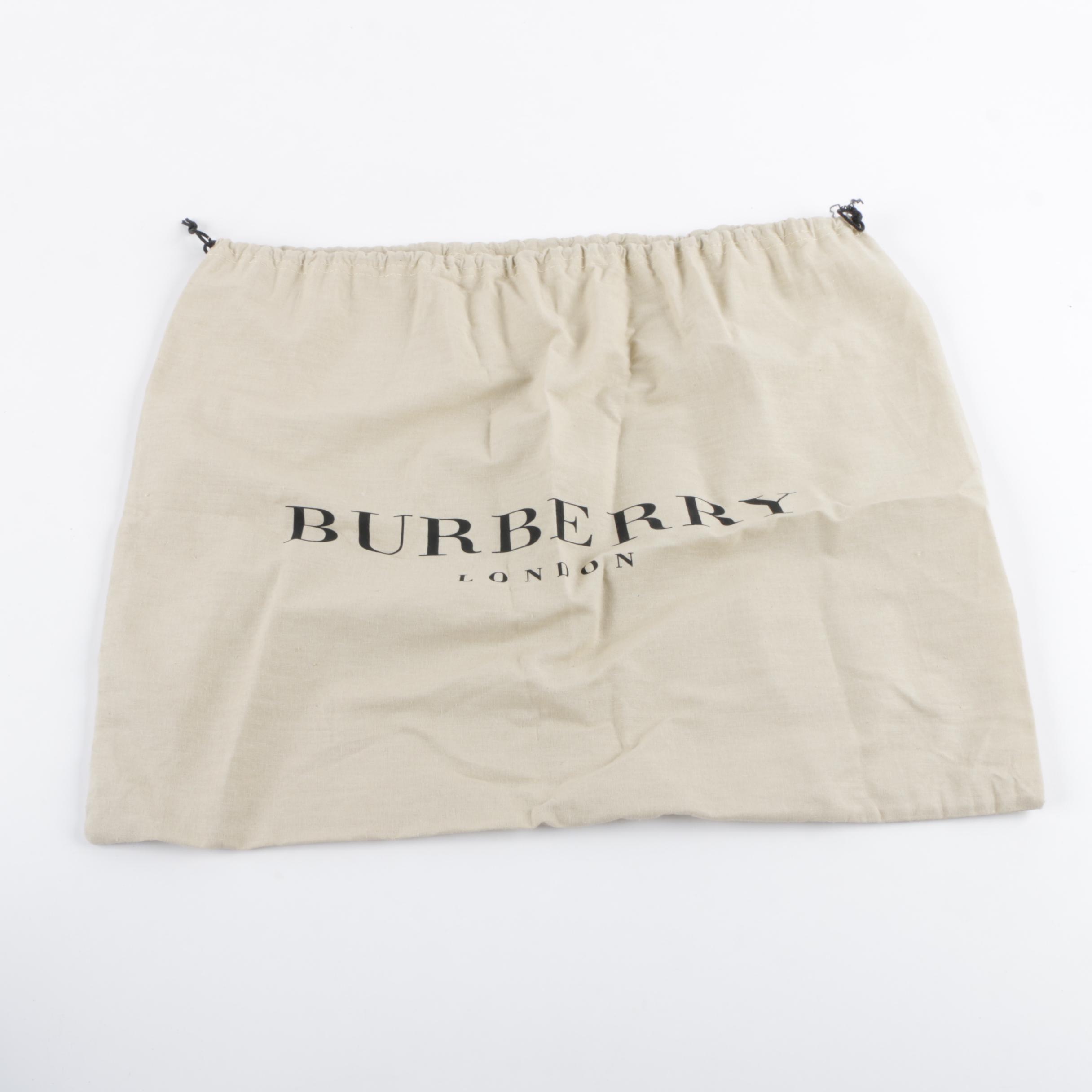 Burberry London Cornflower Blue Leather Handbag