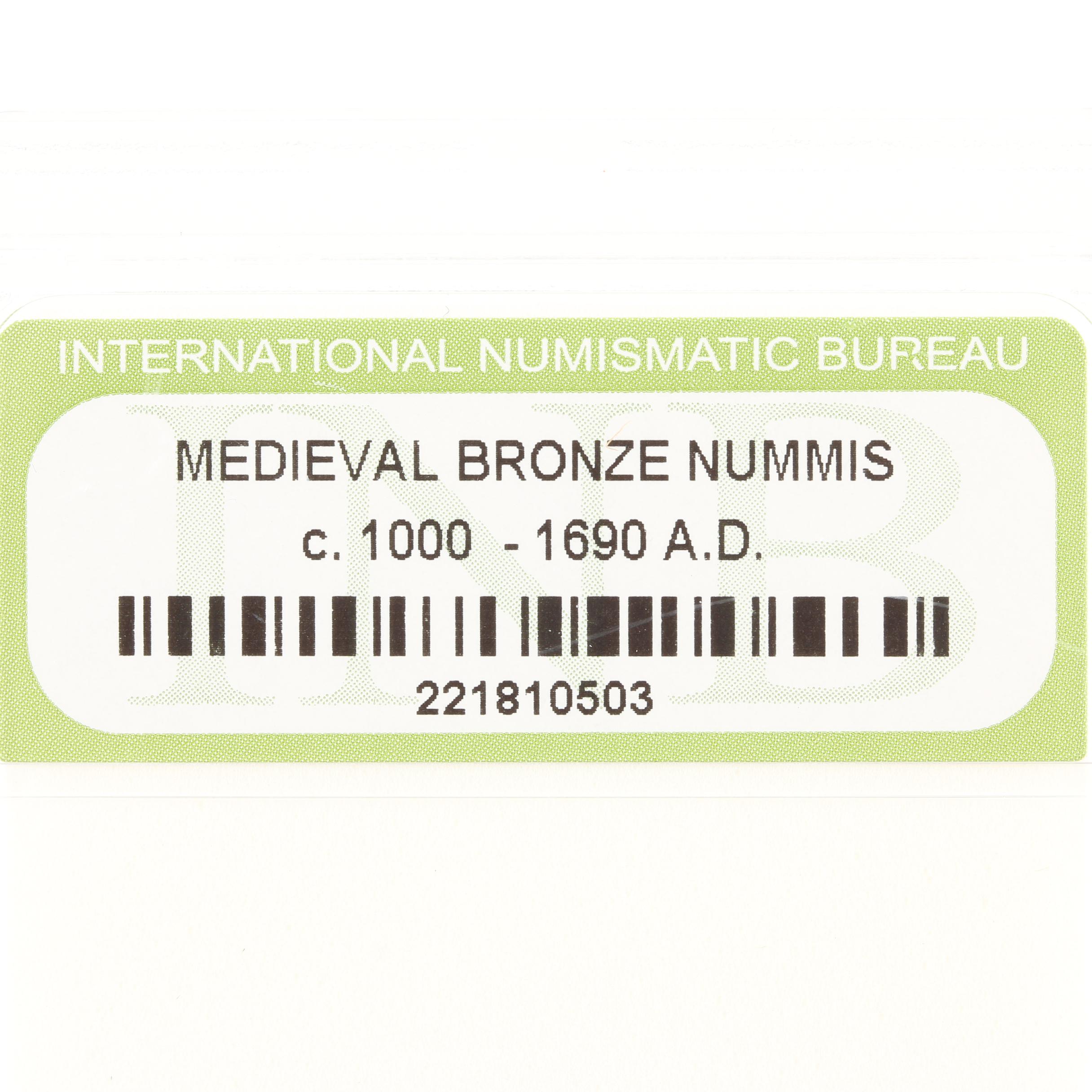 Ten Medieval Era Bronze Coins