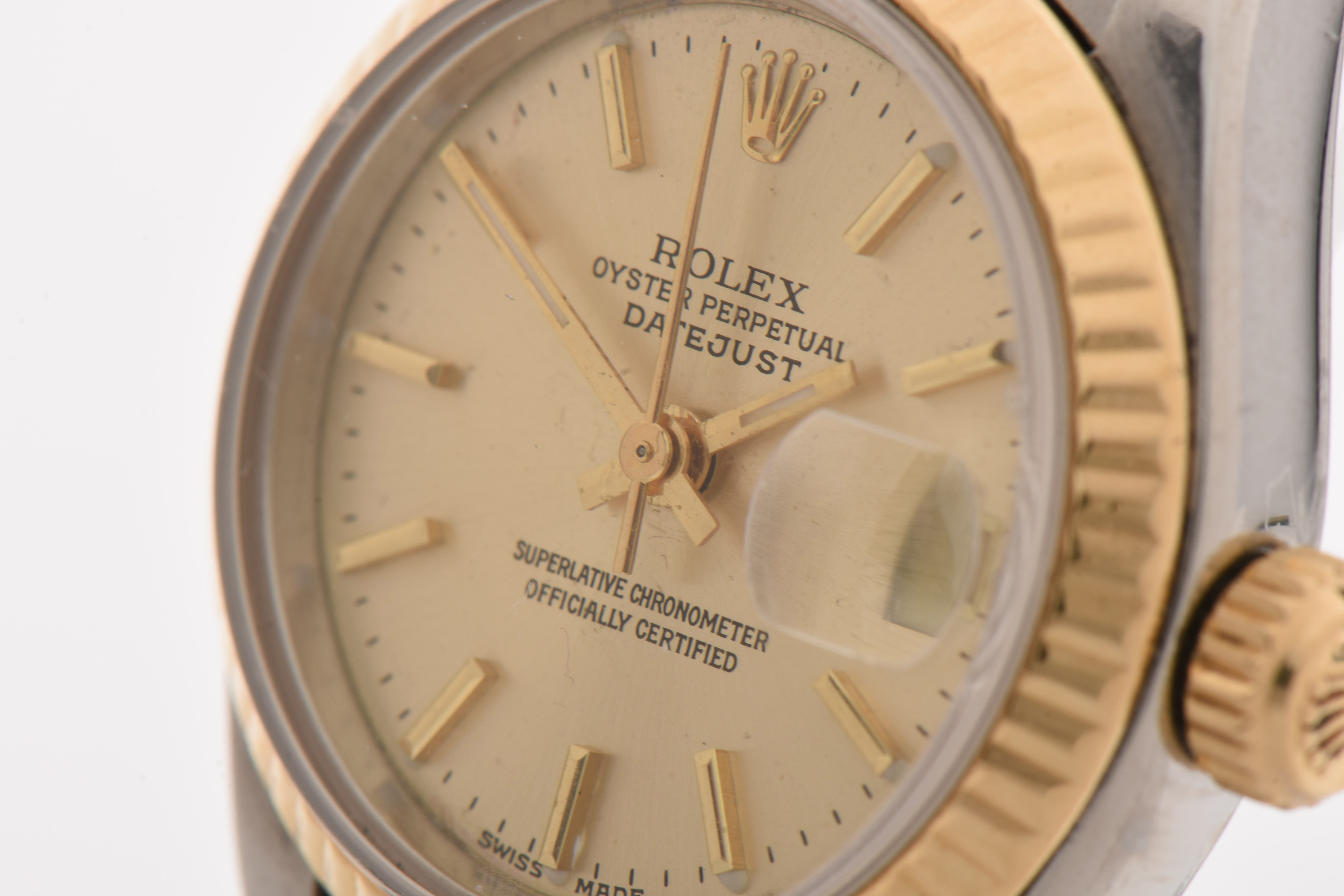 Rolex Datejust Two-Tone Steel with 18K Yellow Gold Quick-Set 26mm Watch