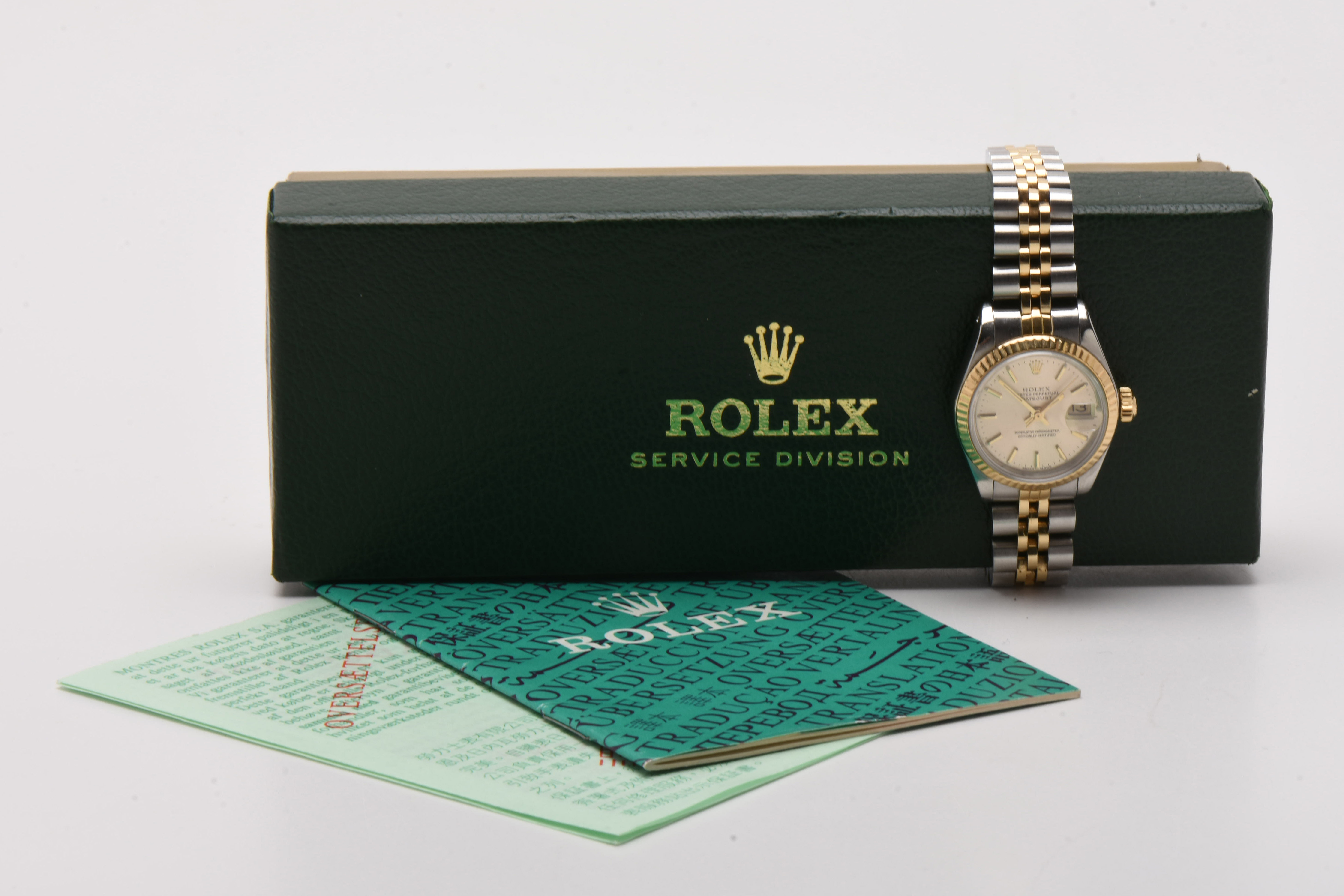 Rolex Datejust Two-Tone Steel with 18K Yellow Gold Quick-Set 26mm Watch