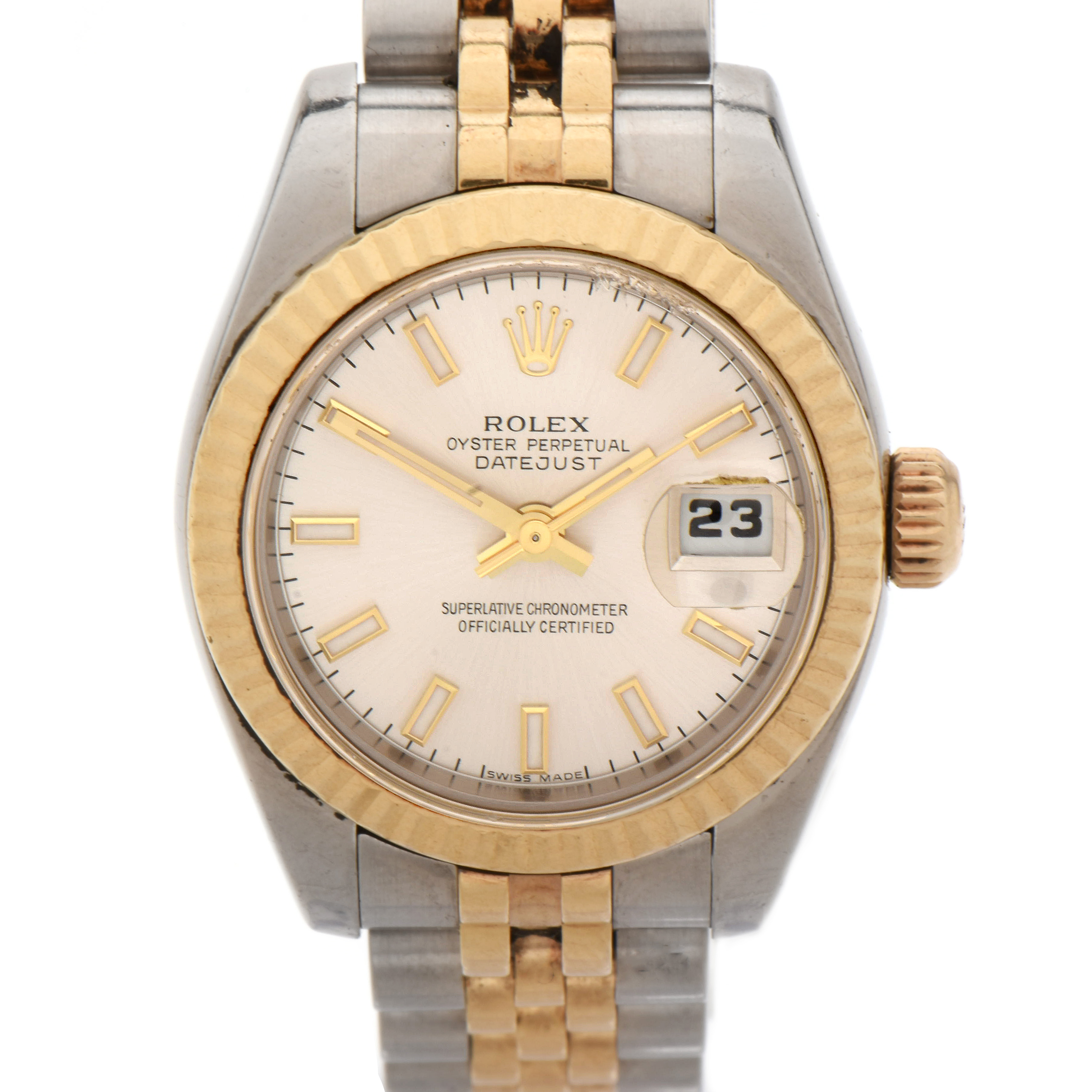 Rolex Oyster Perpetual Datejust Stainless Steel and 18K Yellow Gold Watch
