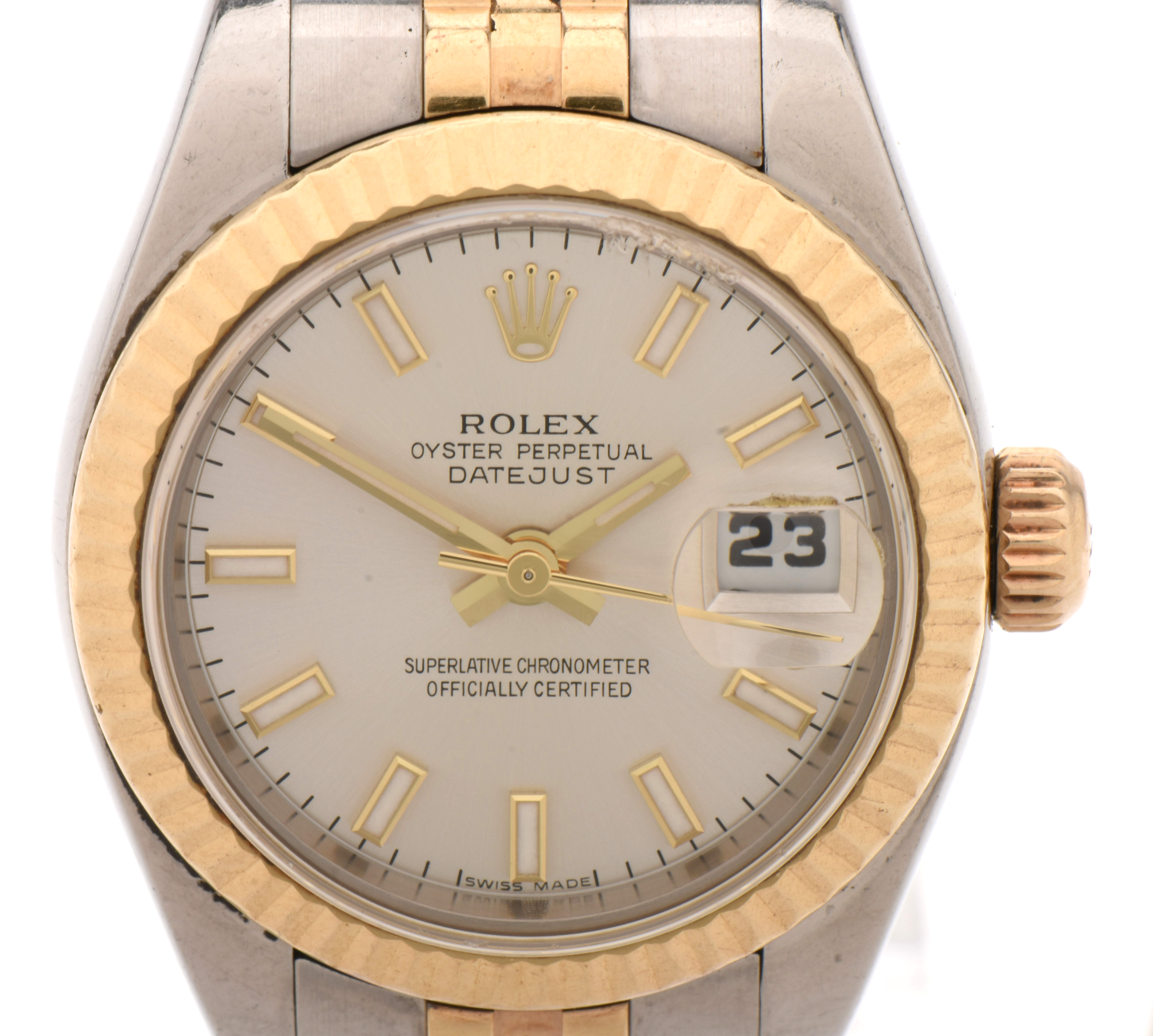 Rolex Oyster Perpetual Datejust Stainless Steel and 18K Yellow Gold Watch