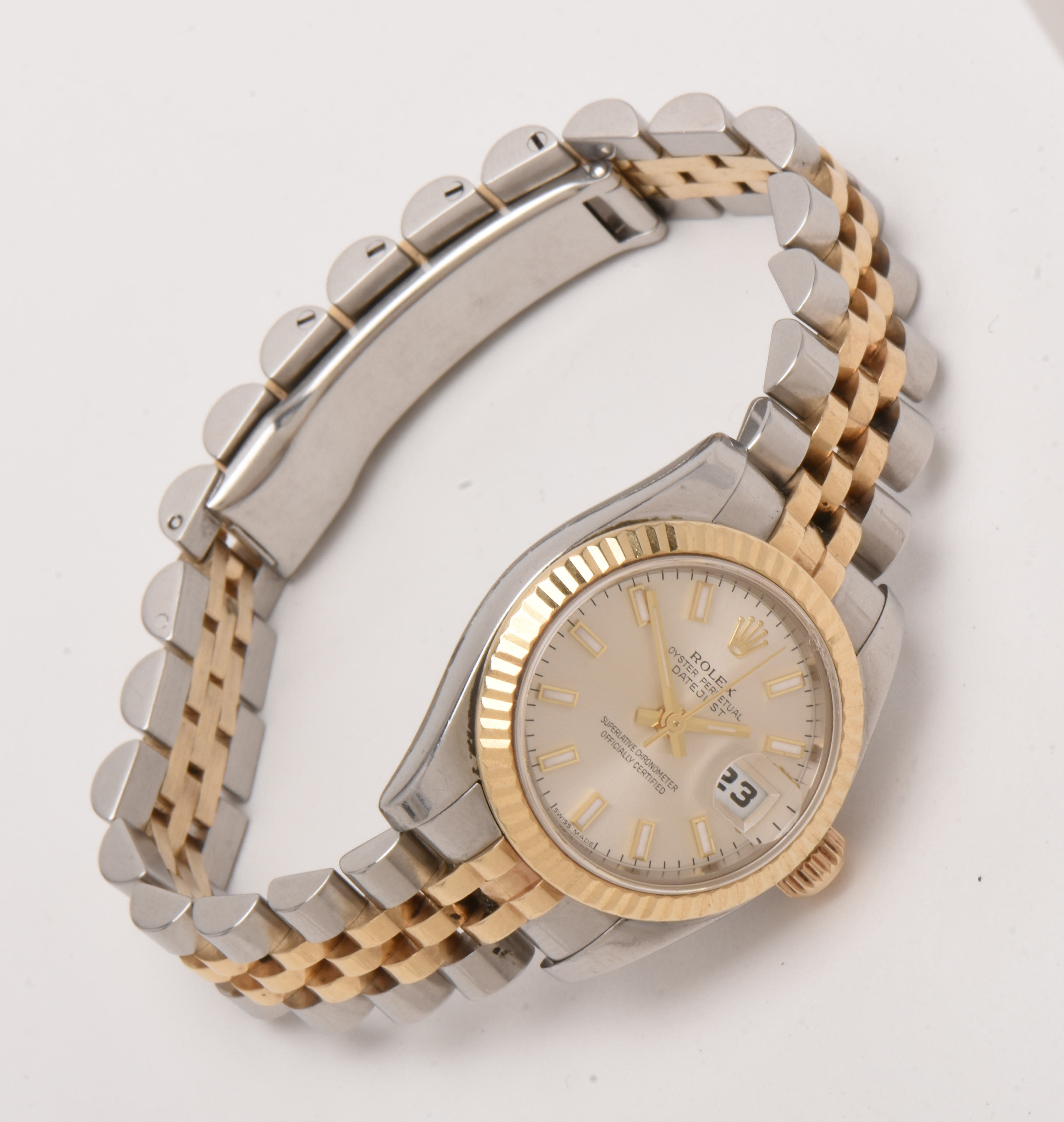Rolex Oyster Perpetual Datejust Stainless Steel and 18K Yellow Gold Watch