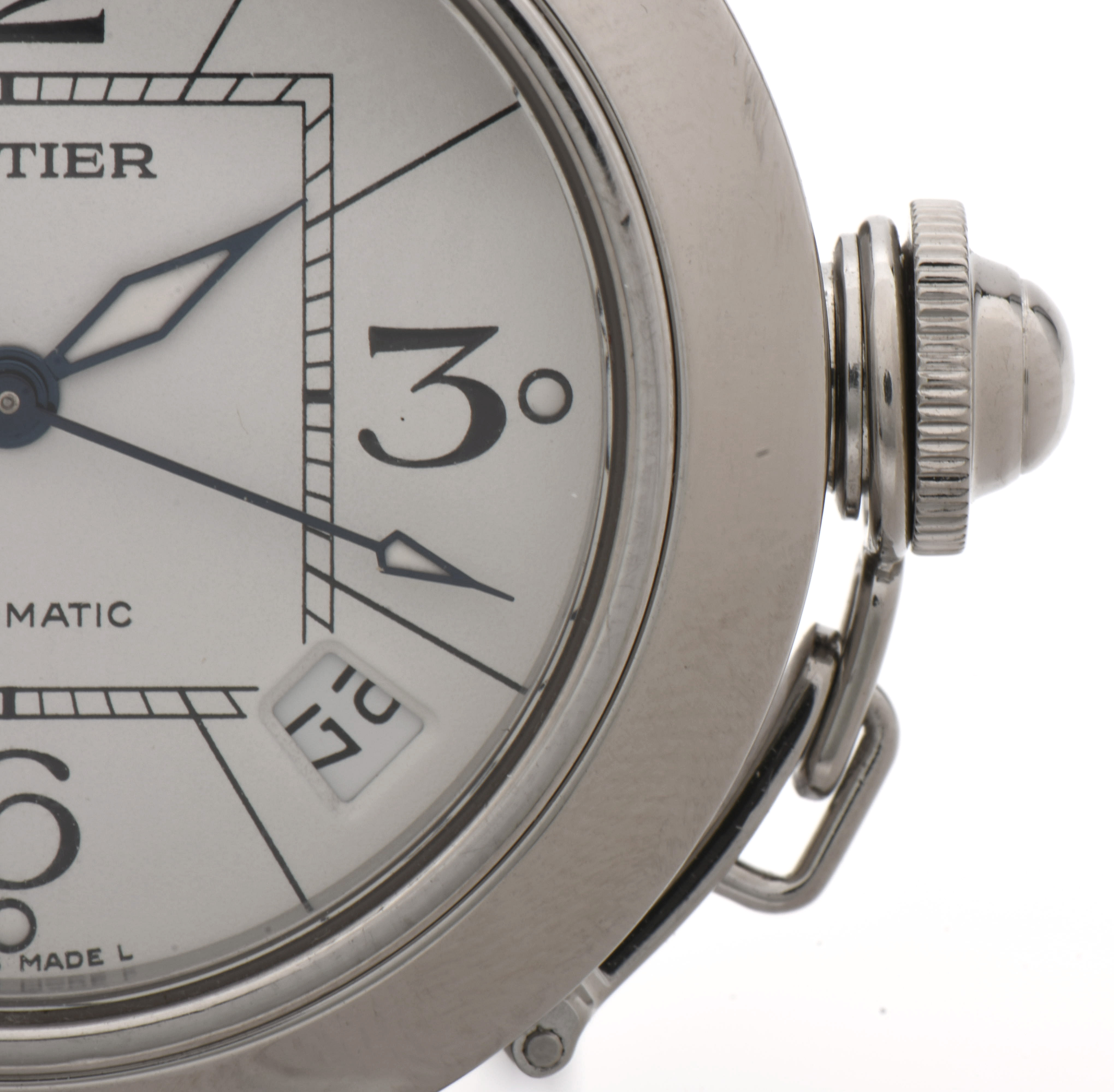 Pasha de Cartier Automatic 35mm Stainless Steel Watch