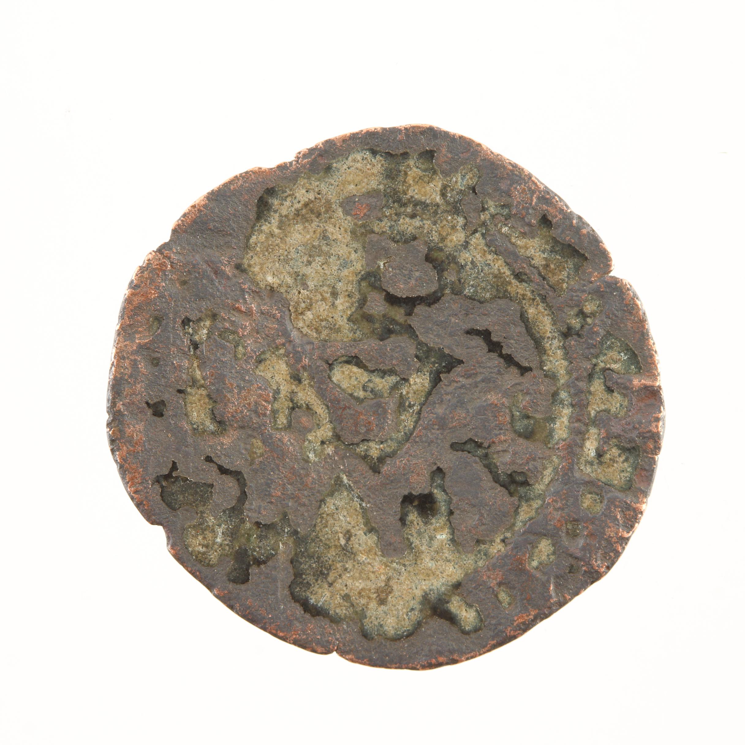 Ten New World Pirate Era Spanish Bronze Coins