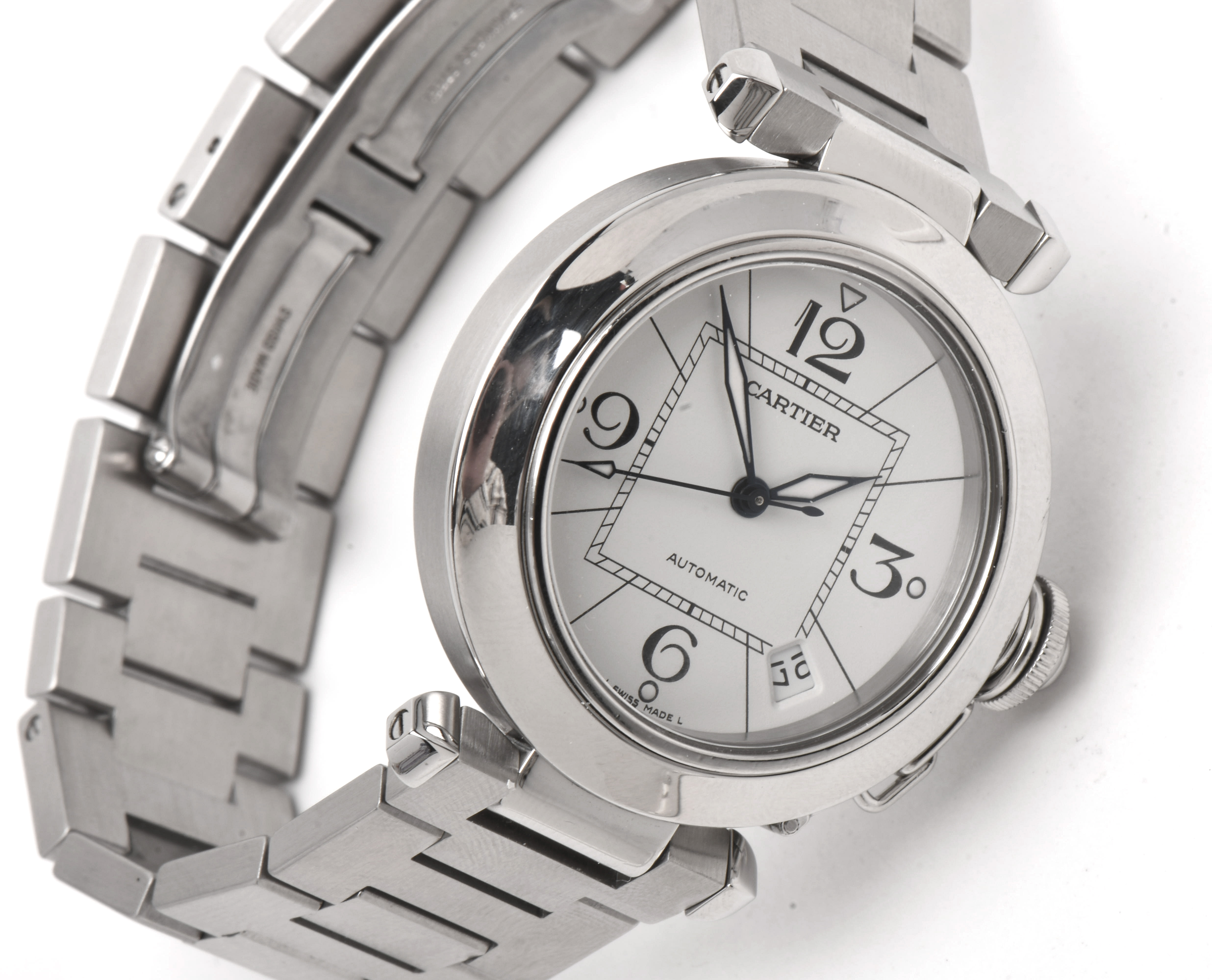 Pasha de Cartier Automatic 35mm Stainless Steel Watch