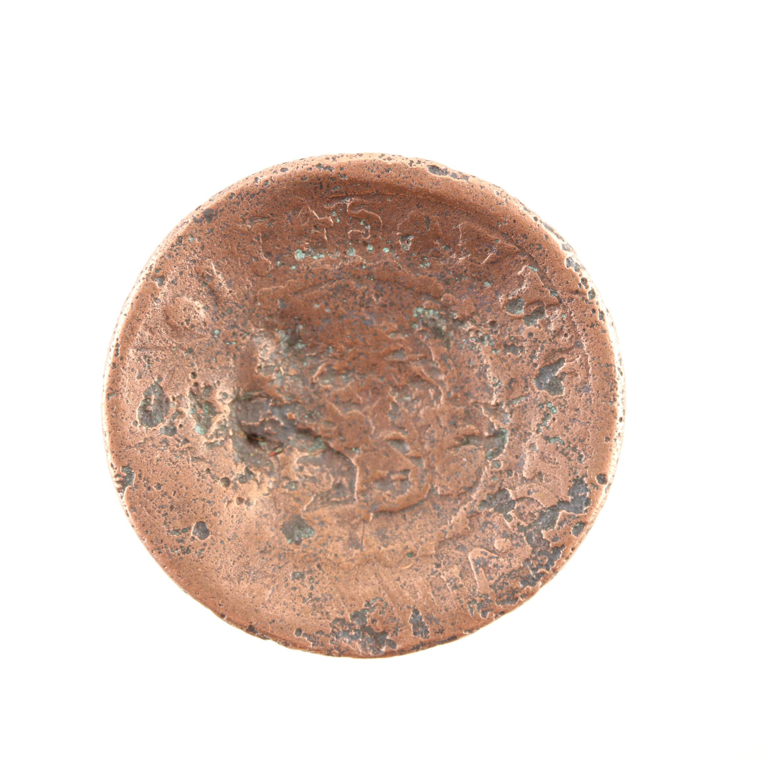 Ten New World Pirate Era Spanish Bronze Coins