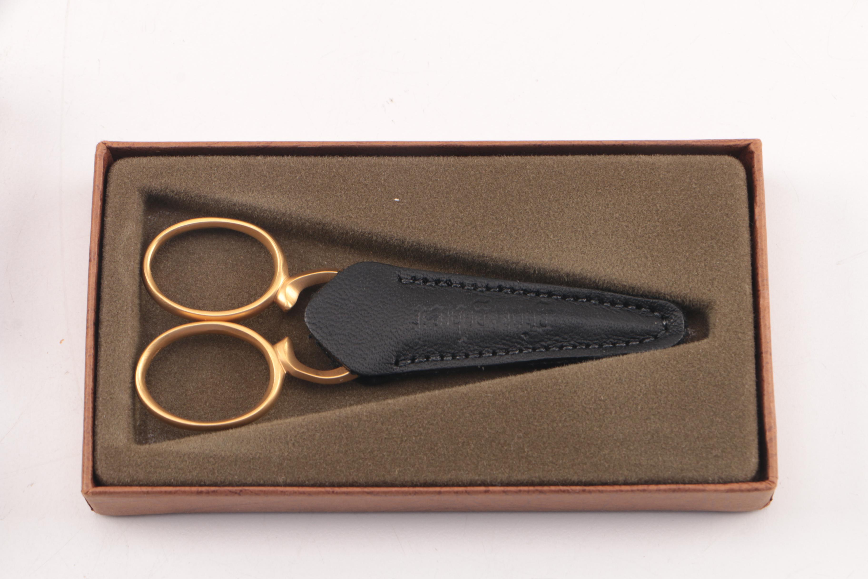 Henckels, Gingher, Rex Cutlery and Other Scissors and Padlocks in Travel Kit