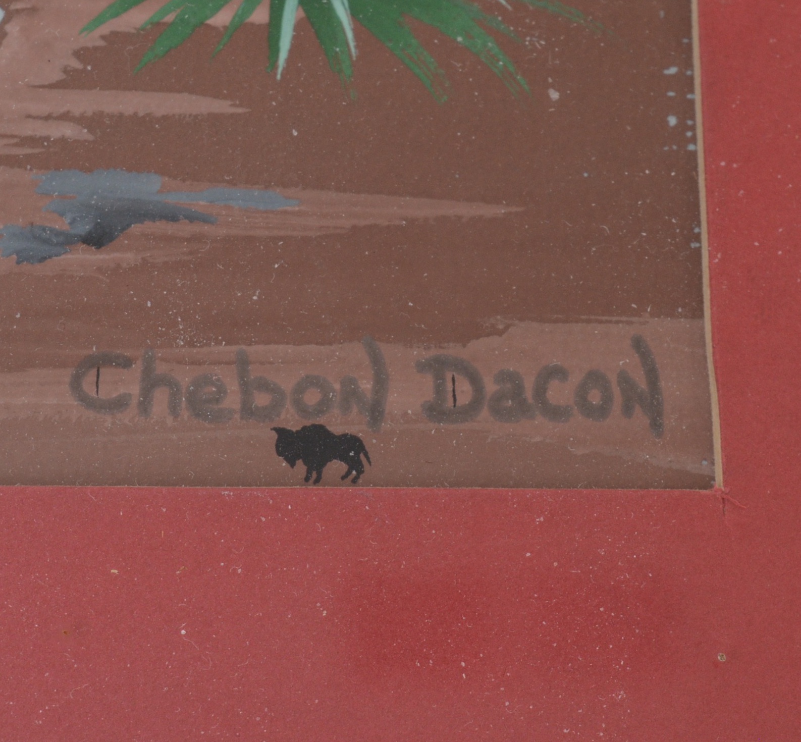 Chebon Dacon "First Kill" Original Watercolor