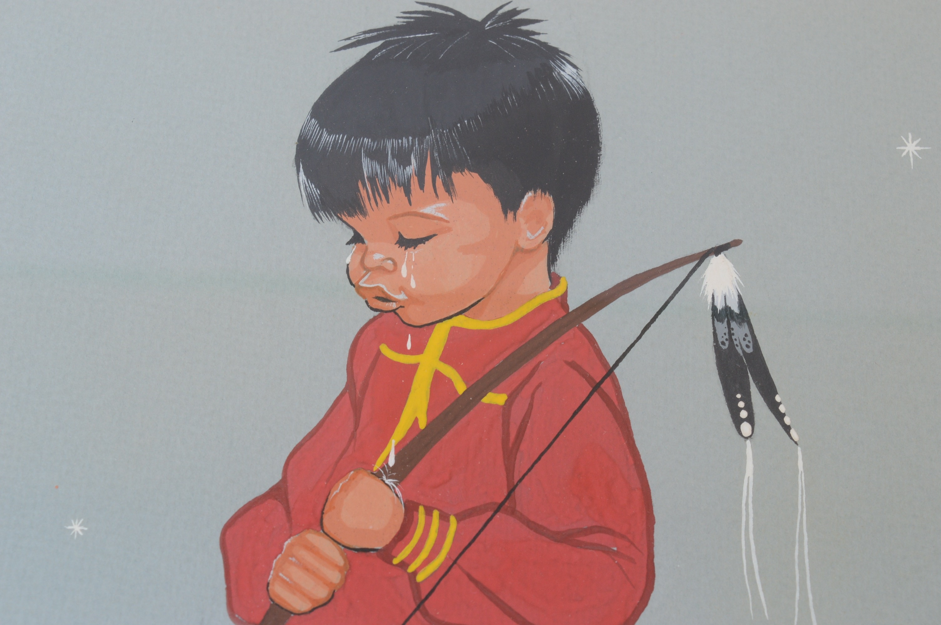 Chebon Dacon "First Kill" Original Watercolor