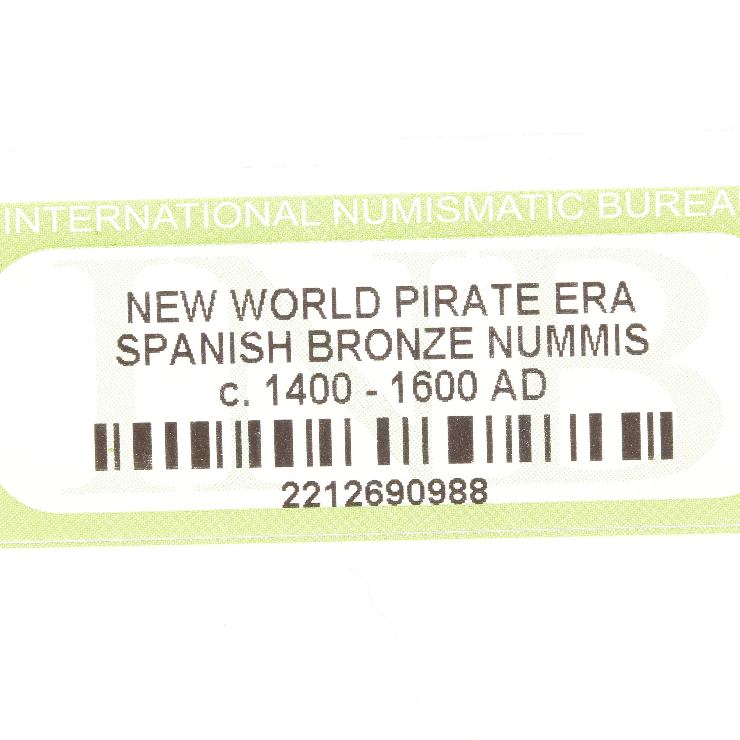 Ten New World Pirate Era Spanish Bronze Coins