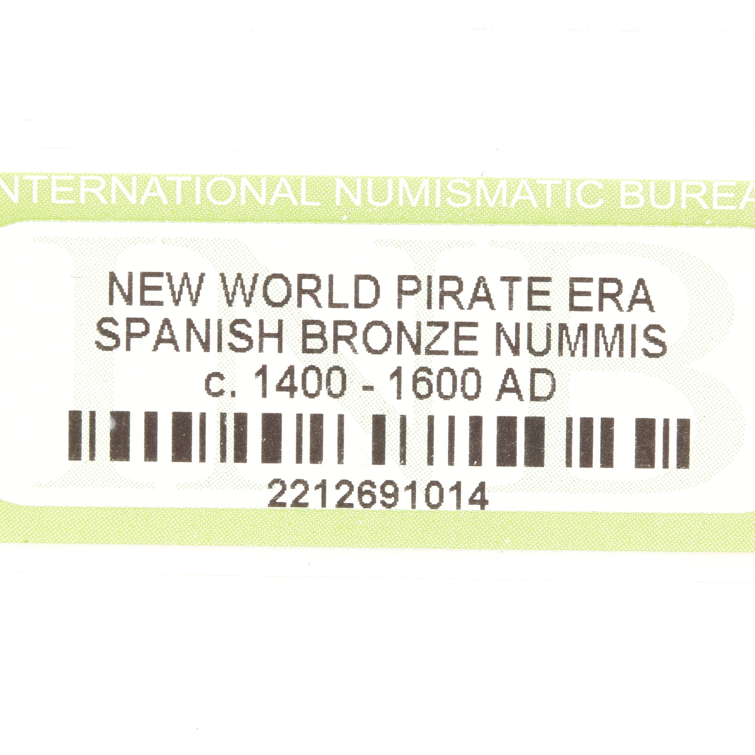 Ten New World Pirate Era Spanish Bronze Coins