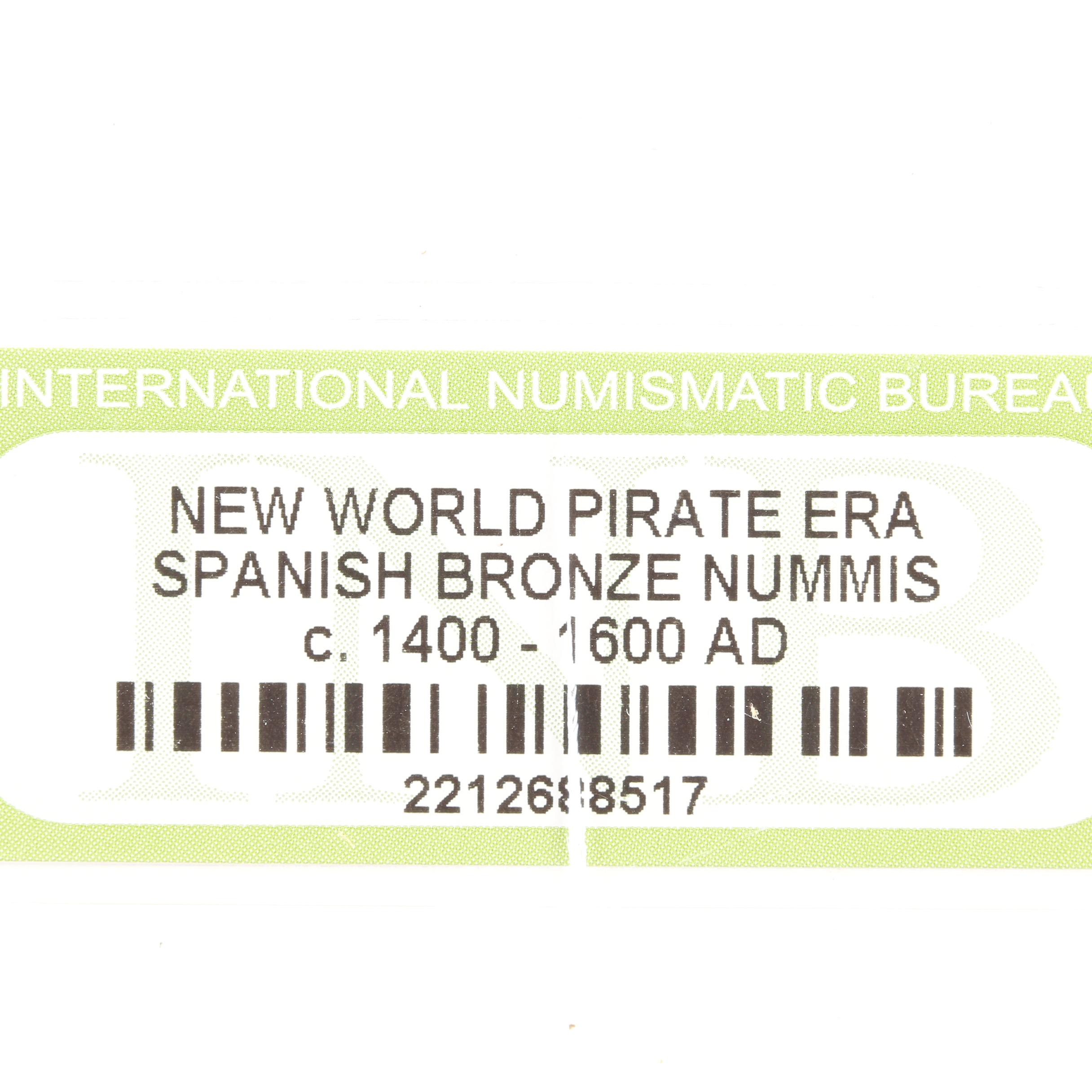 Ten New World Pirate Era Spanish Bronze Coins