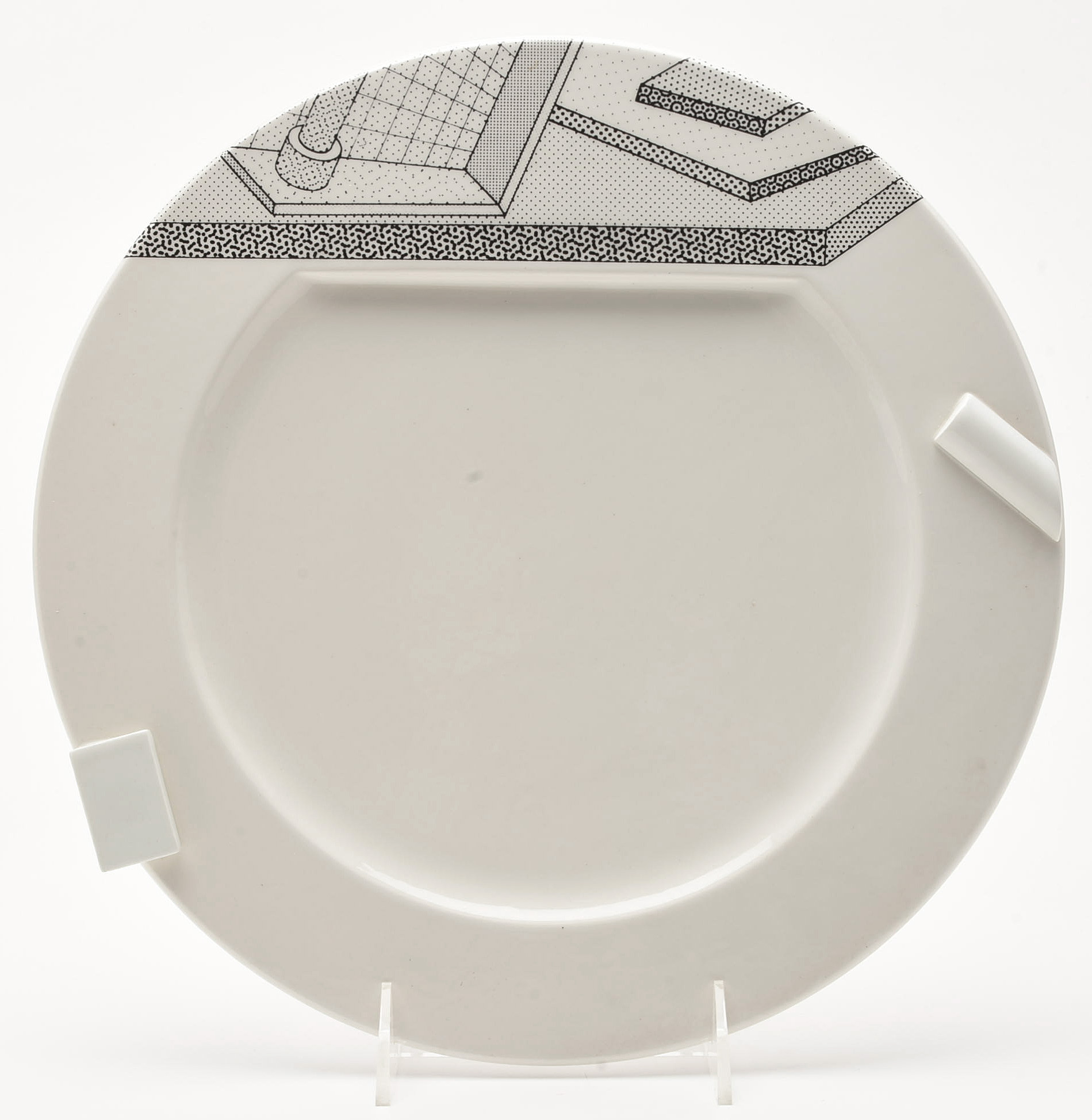 Eight Ettore Sottsass "Lettuce" Dinner Plates