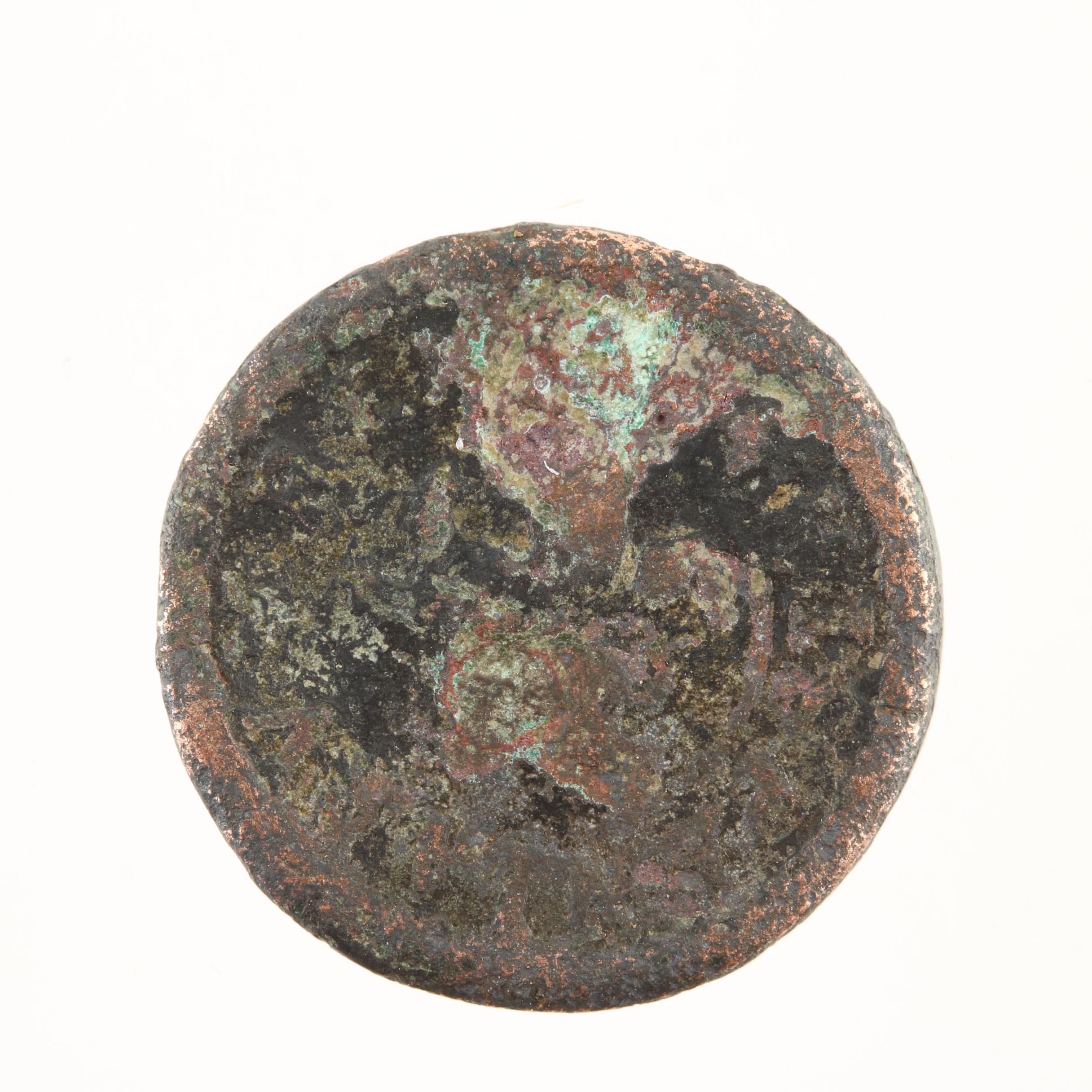 Seven New World Pirate Era Spanish Bronze Coins