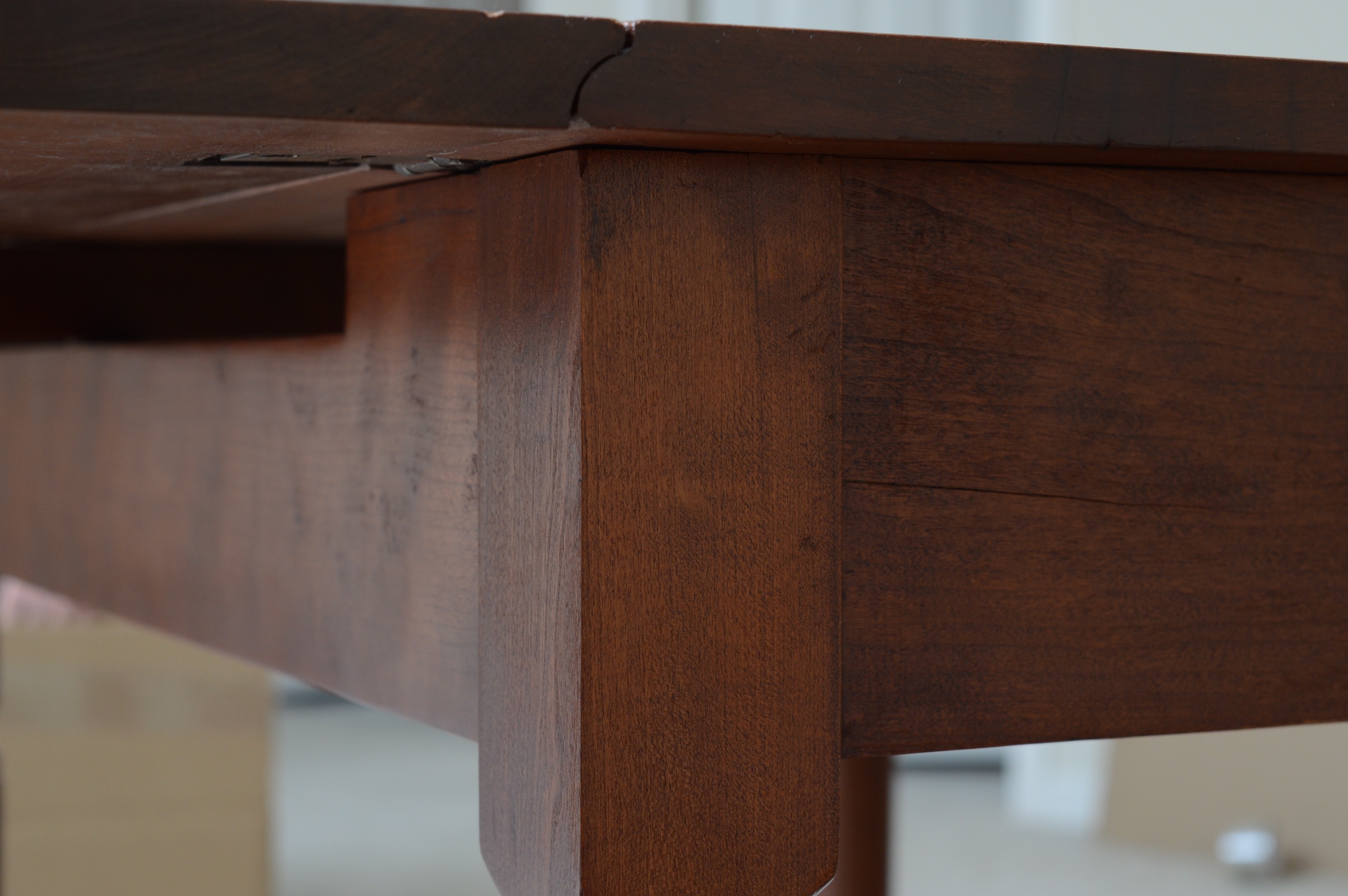 Antique Cherry Wood Drop Leaf Table