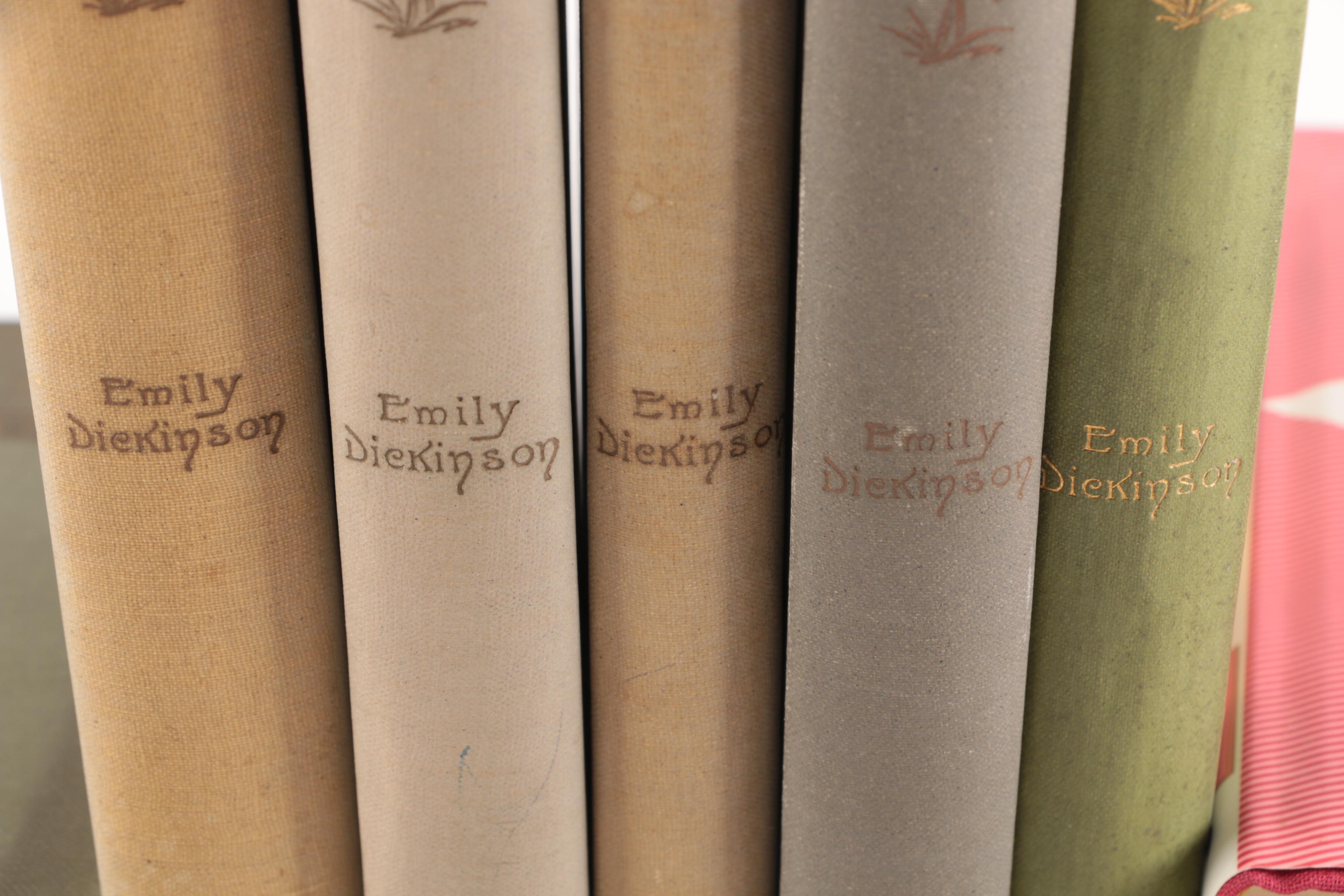 Assorted Poetry Books Including Emily Dickinson
