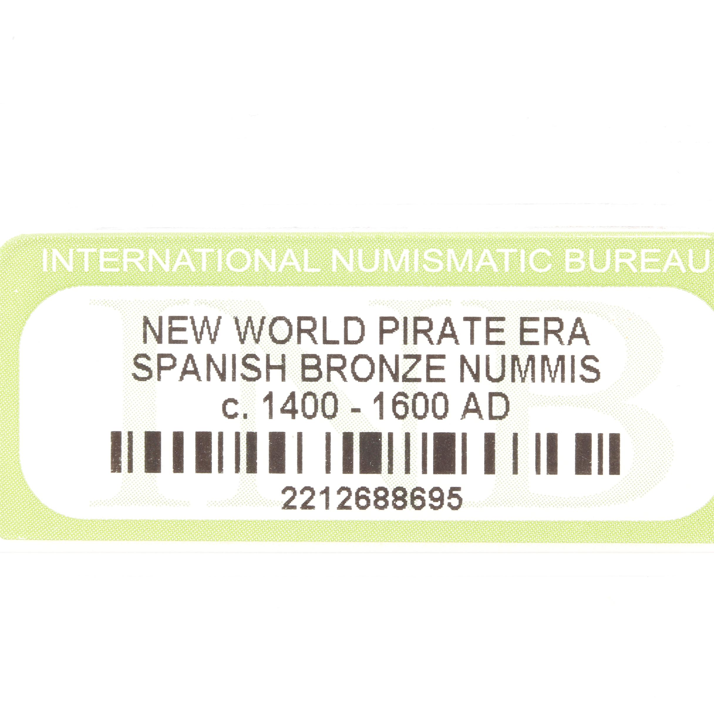 Ten New World Pirate Era Spanish Bronze Coins