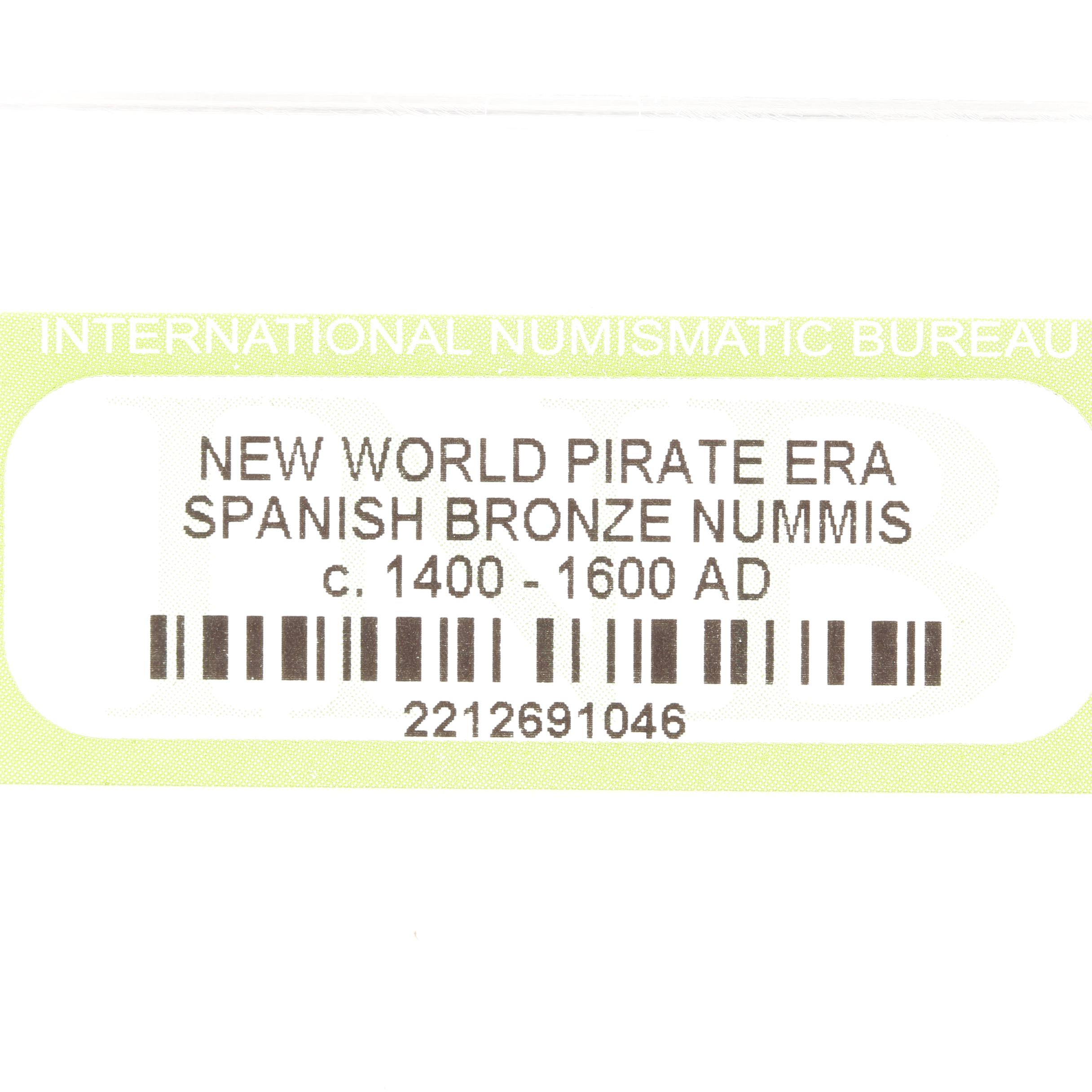Ten New World Pirate Era Spanish Bronze Coins