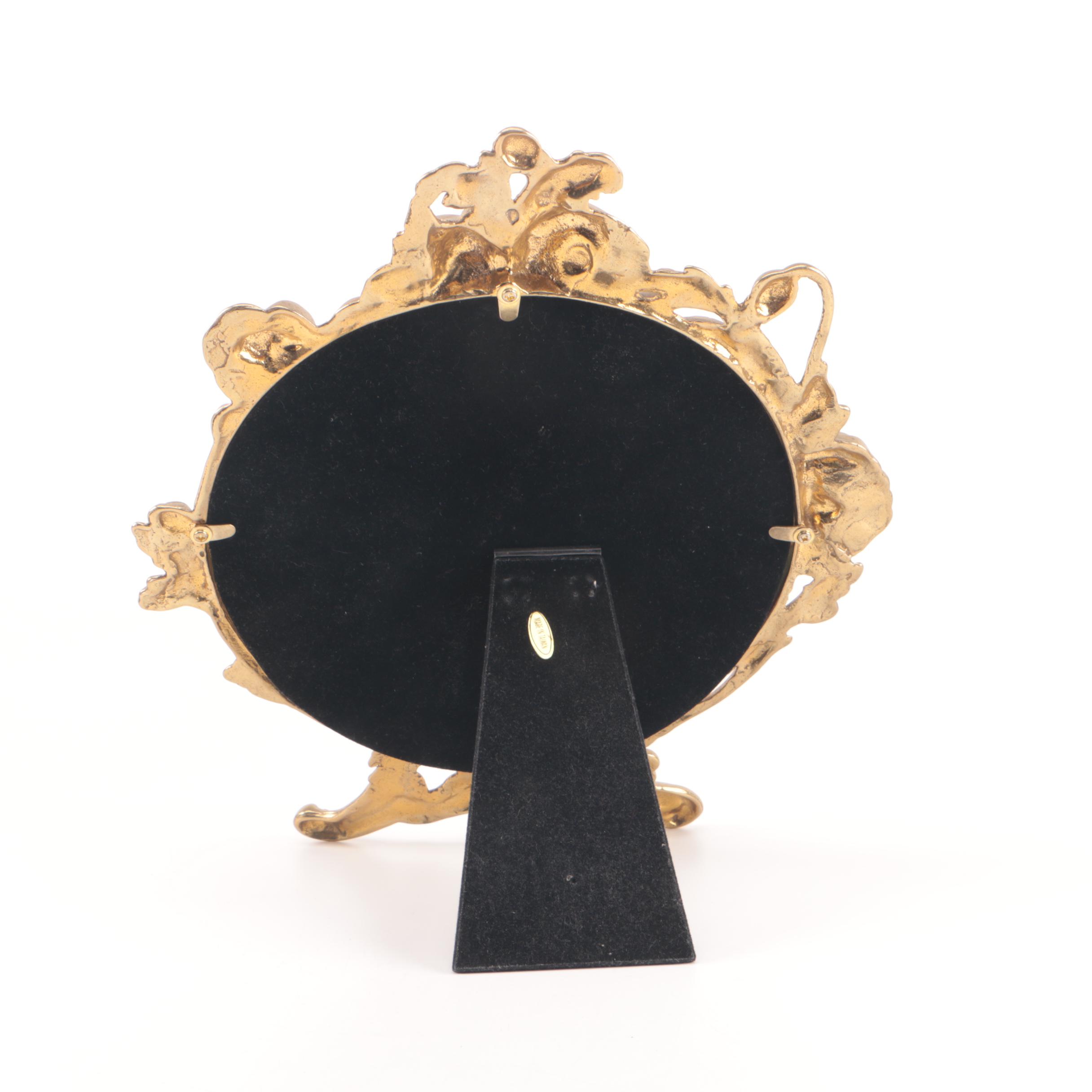 Gold Tone Metal Vanity Accessories