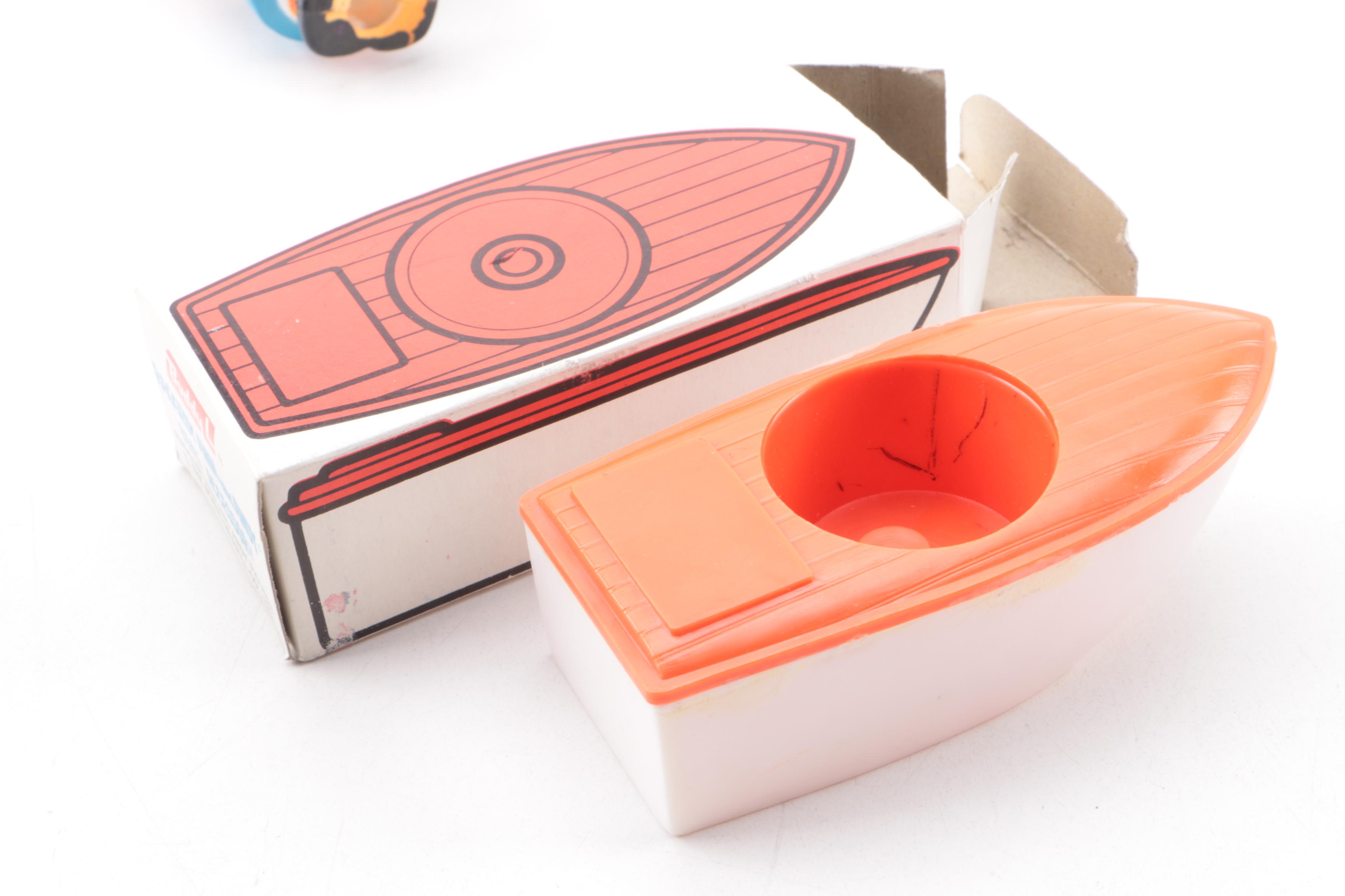 1960s Buddy L "Raggedy Ann and Andy" Camper and Mattel "Myrtle" Hand Puppet