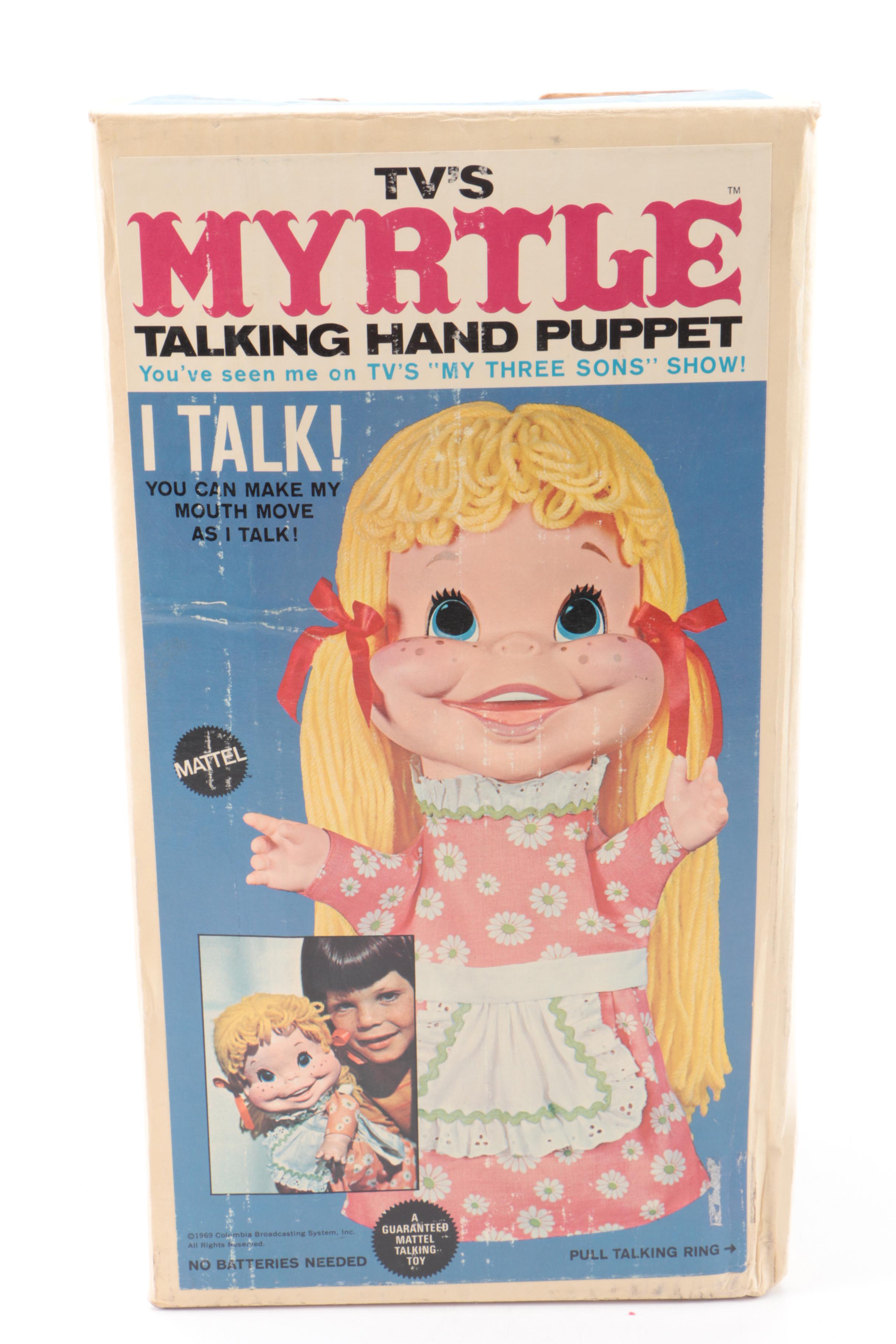 1960s Buddy L "Raggedy Ann and Andy" Camper and Mattel "Myrtle" Hand Puppet