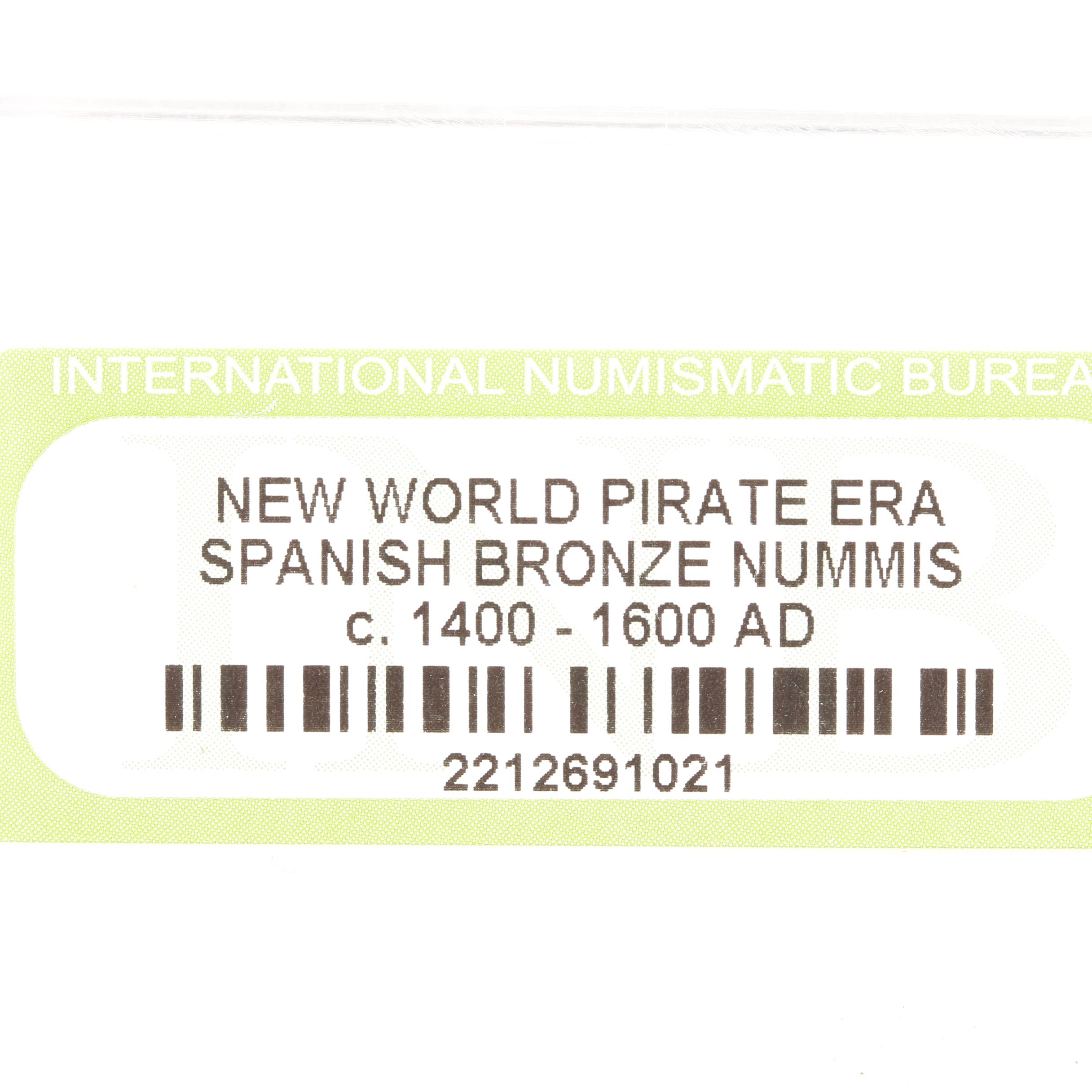 Ten New World Pirate Era Spanish Bronze Coins