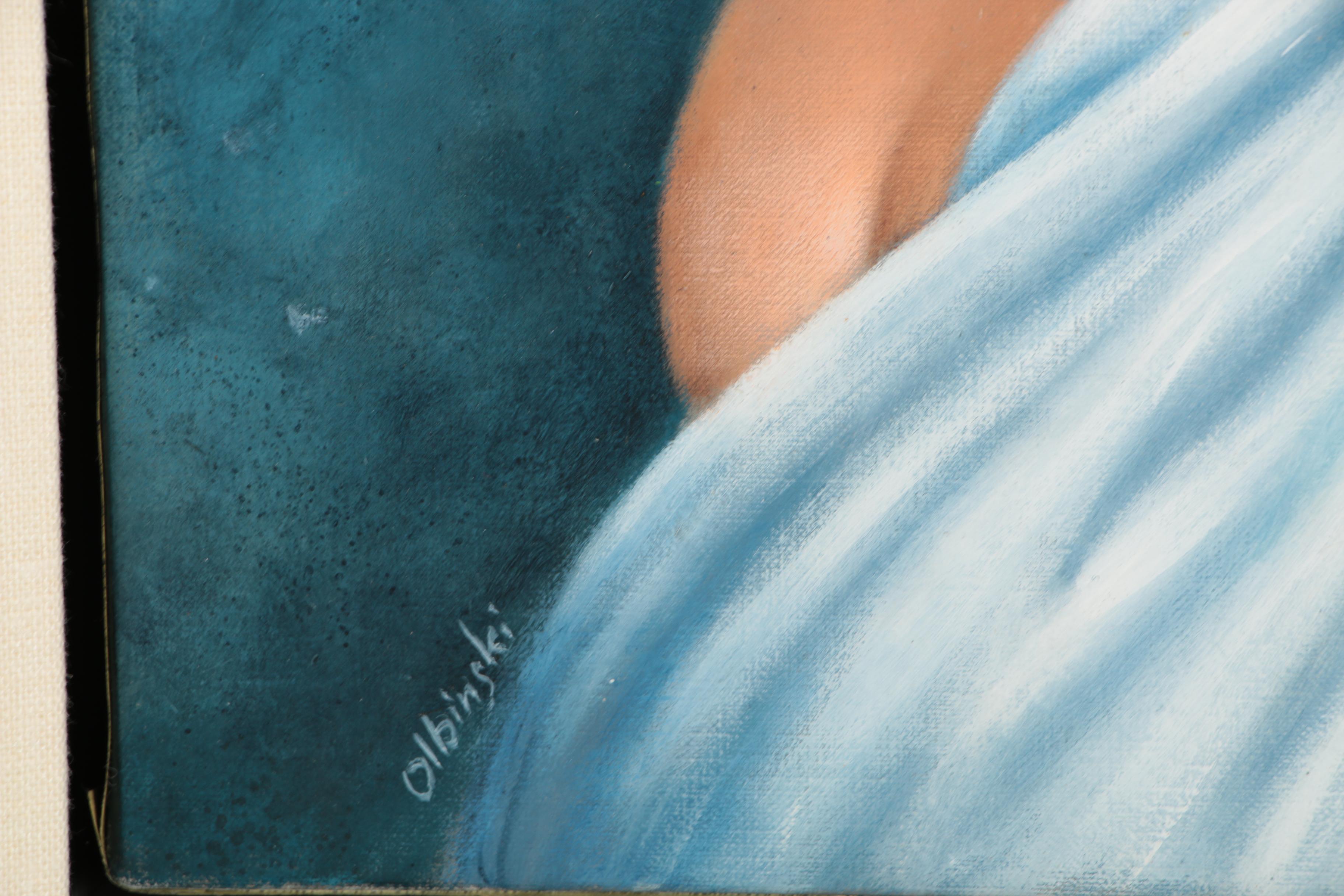 Rafal Olbinski Acrylic Painting "La Boheme"