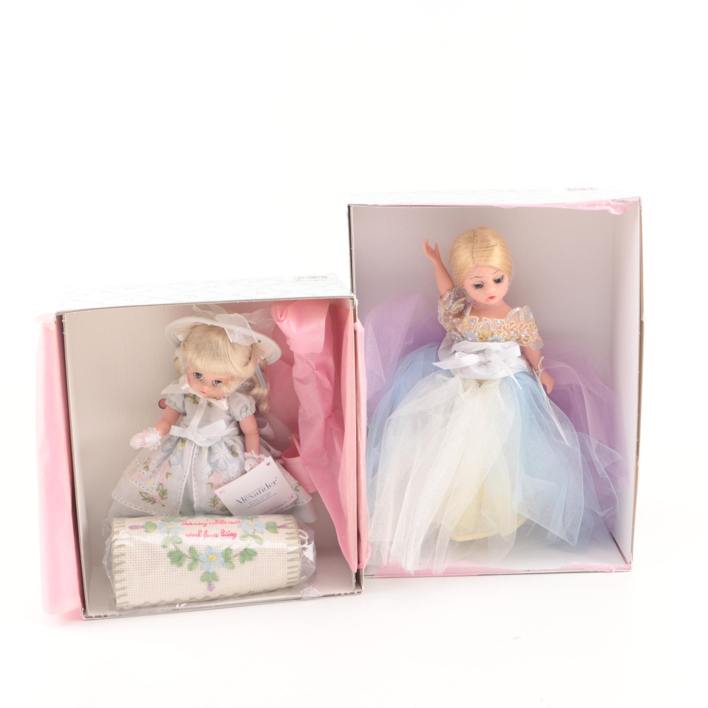 Madame Alexander "Saturday's Child" and "Queen of Storyland" Dolls
