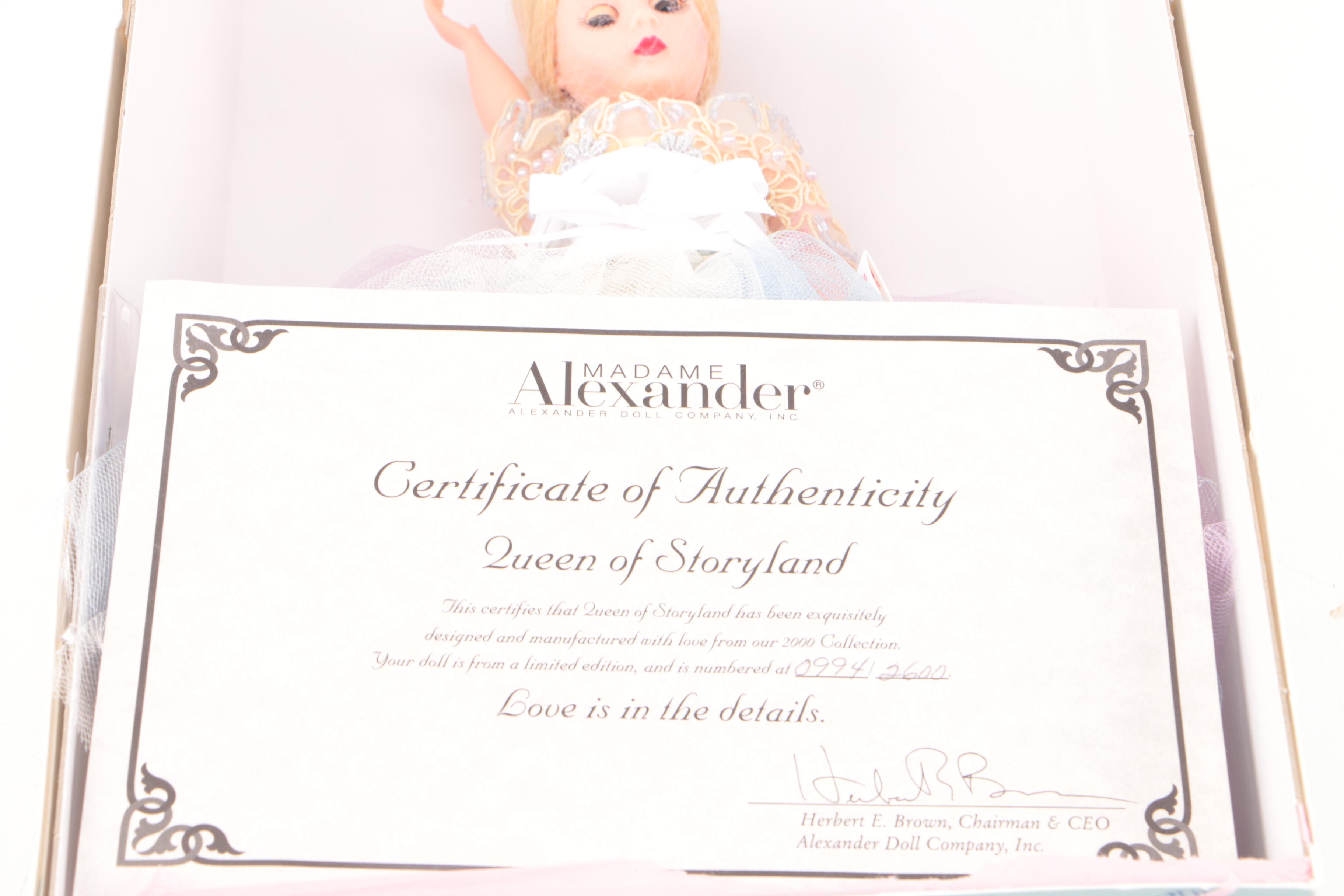 Madame Alexander "Saturday's Child" and "Queen of Storyland" Dolls