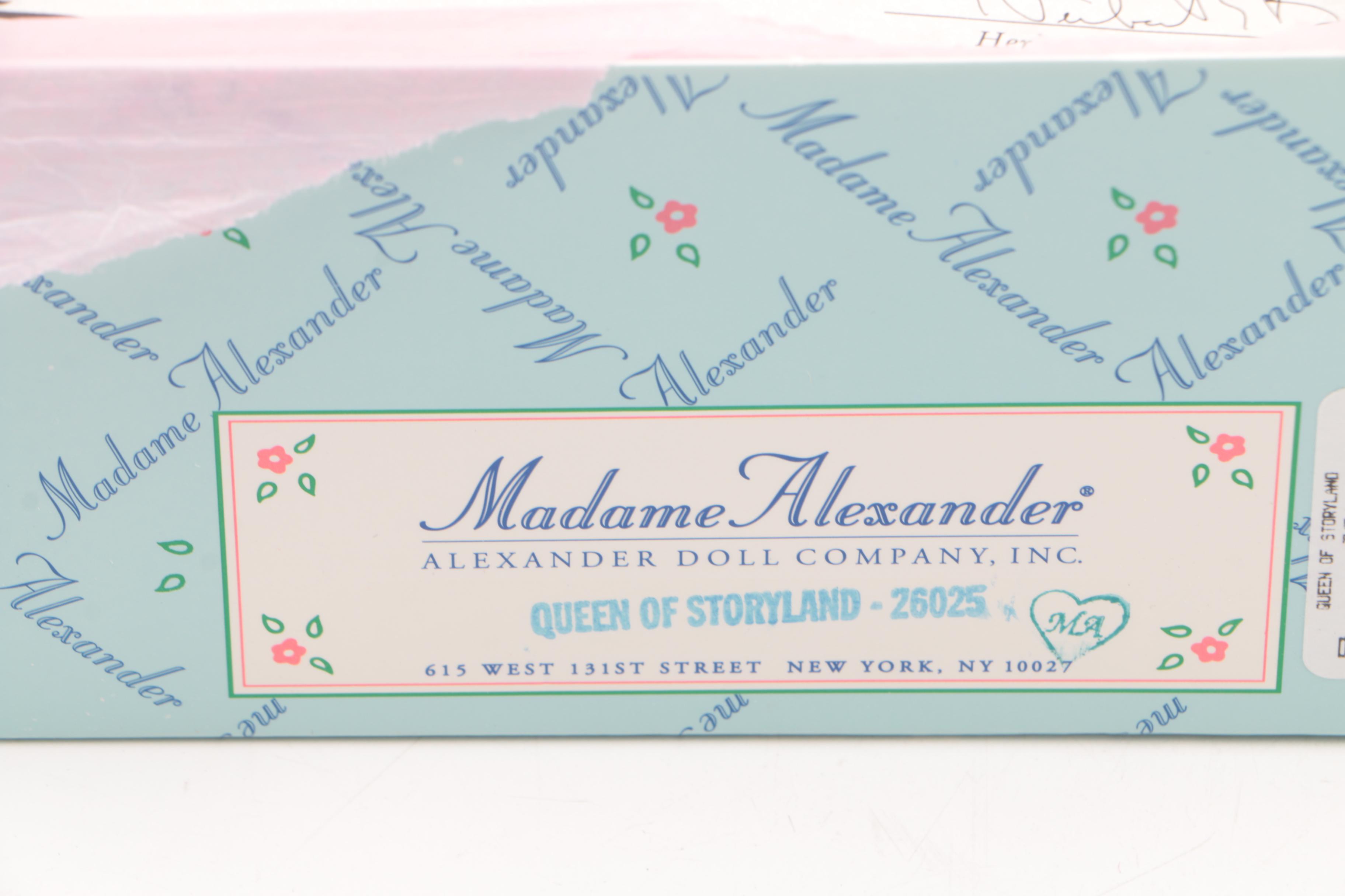 Madame Alexander "Saturday's Child" and "Queen of Storyland" Dolls