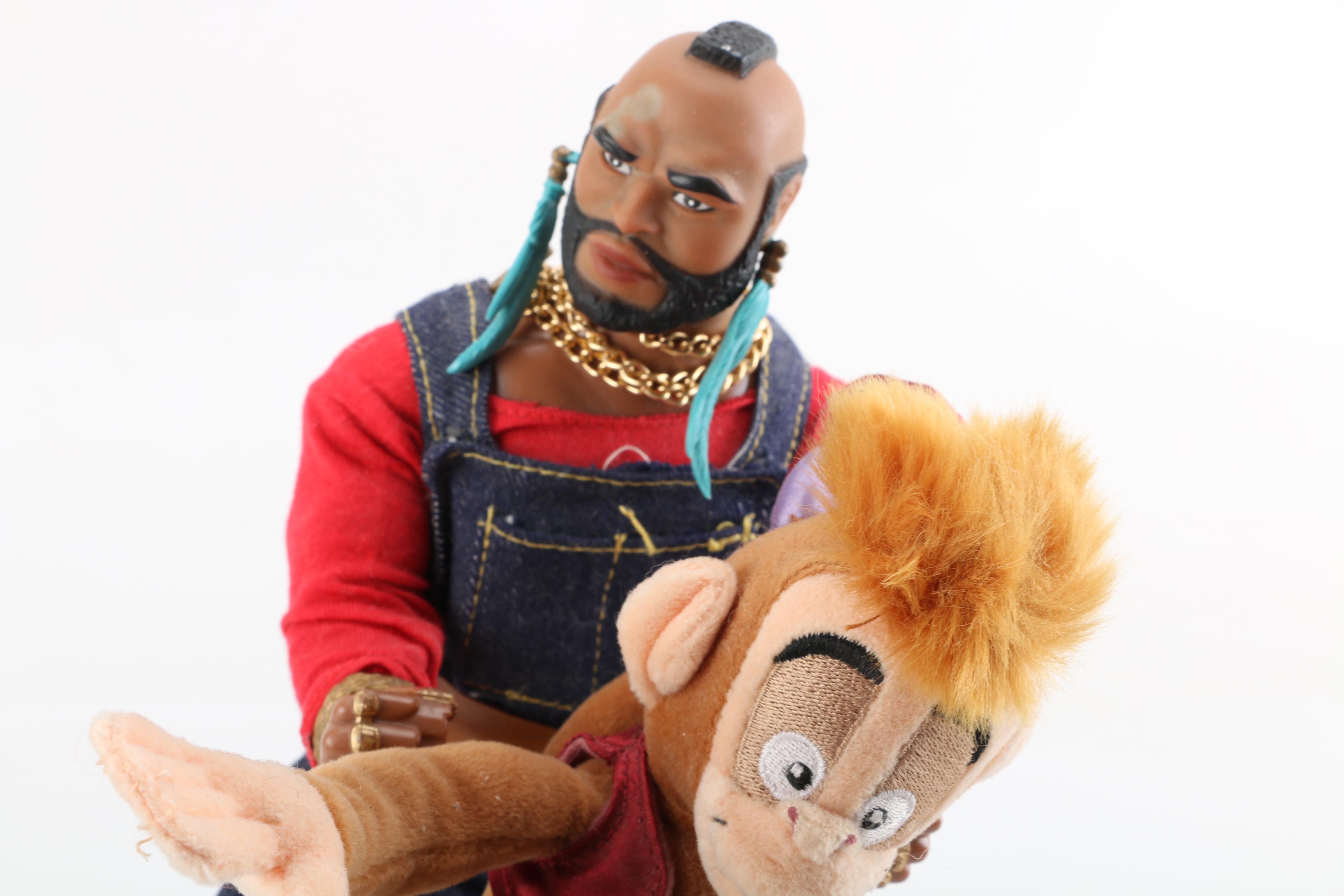 1967 Mattel "Baby Small Walk" Doll with Vintage Stuffed Animals and Dolls