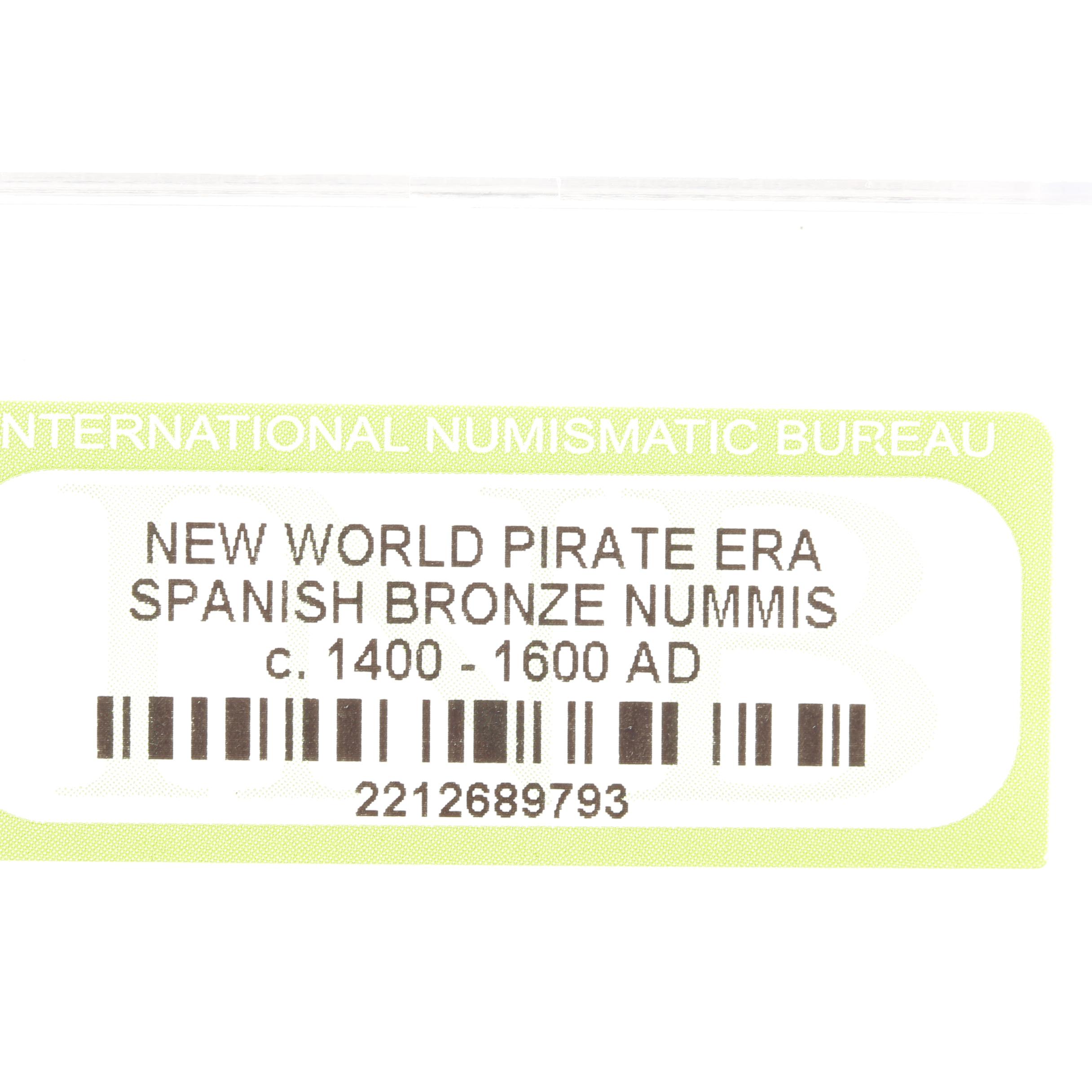 Ten New World Pirate Era Spanish Bronze Coins