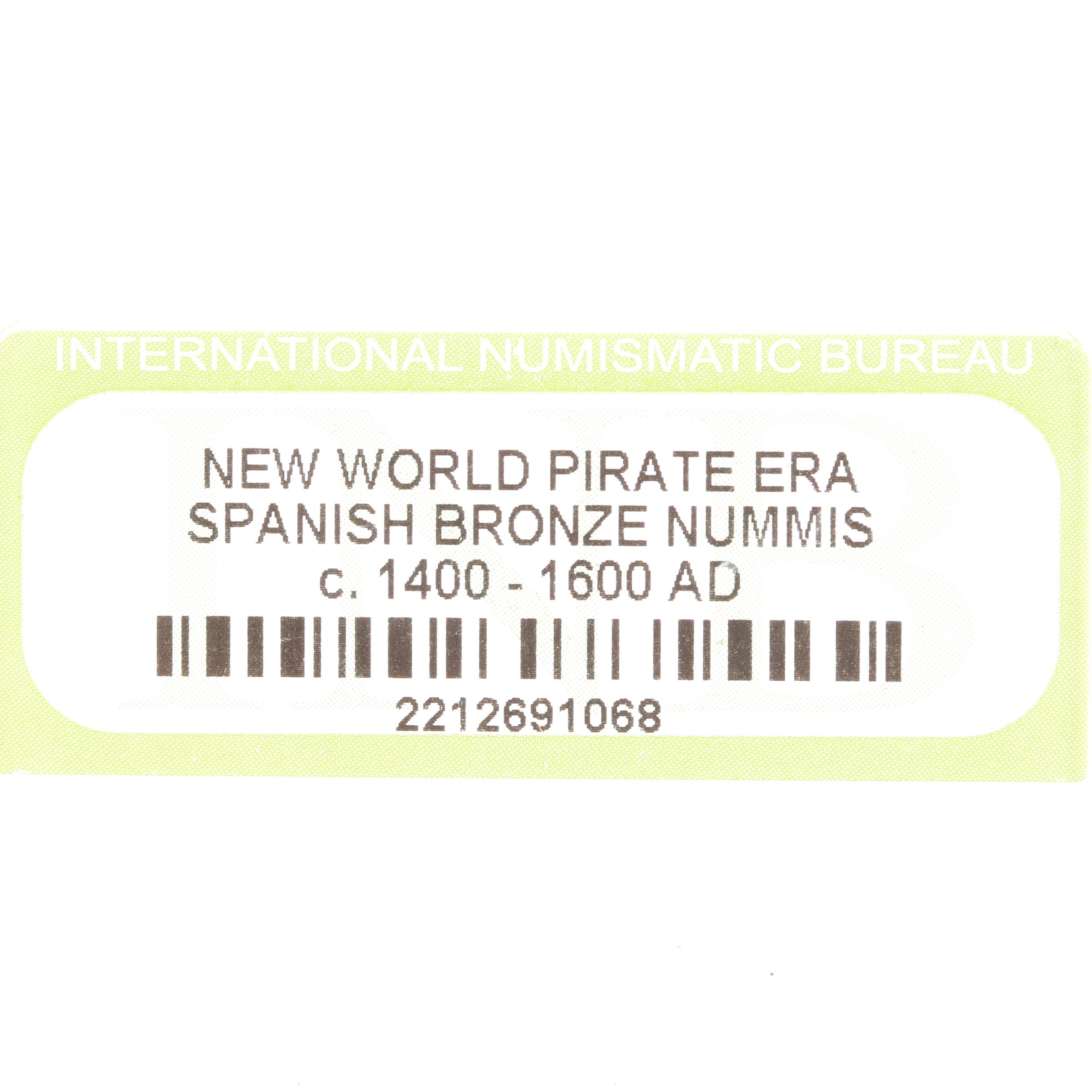Ten New World Pirate Era Spanish Bronze Coins