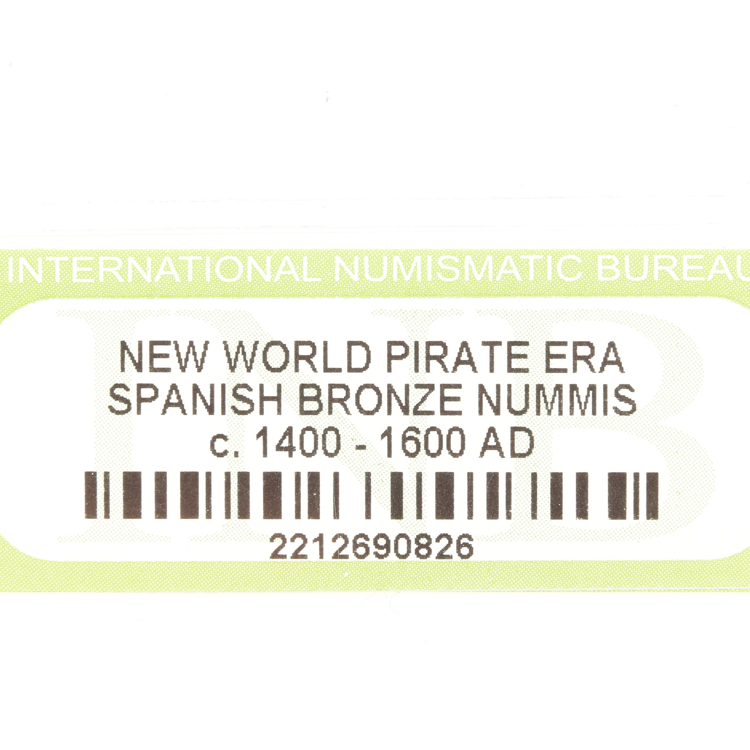 Ten New World Pirate Era Spanish Bronze Coins