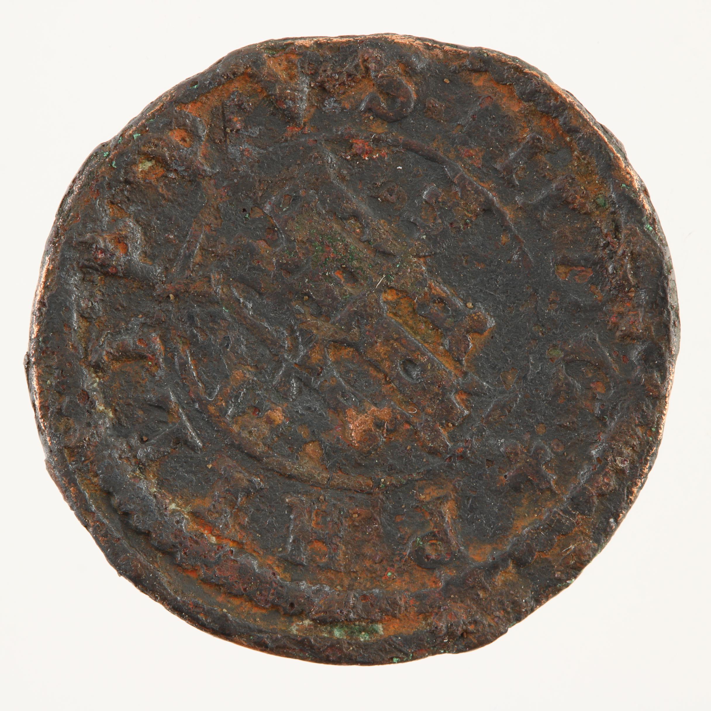 Ten New World Pirate Era Spanish Bronze Coins