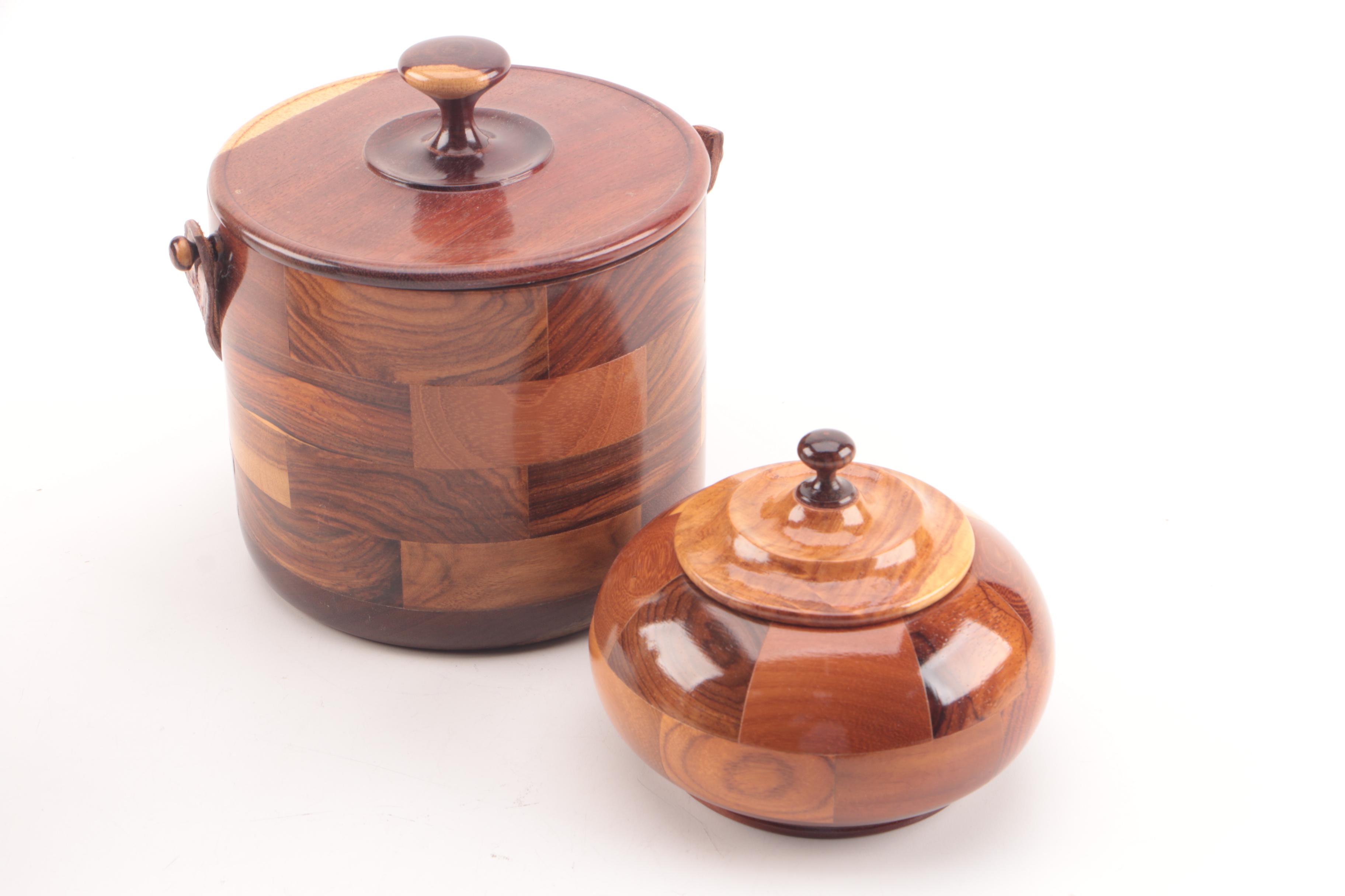 Vintage and Contemporary Wooden Serveware