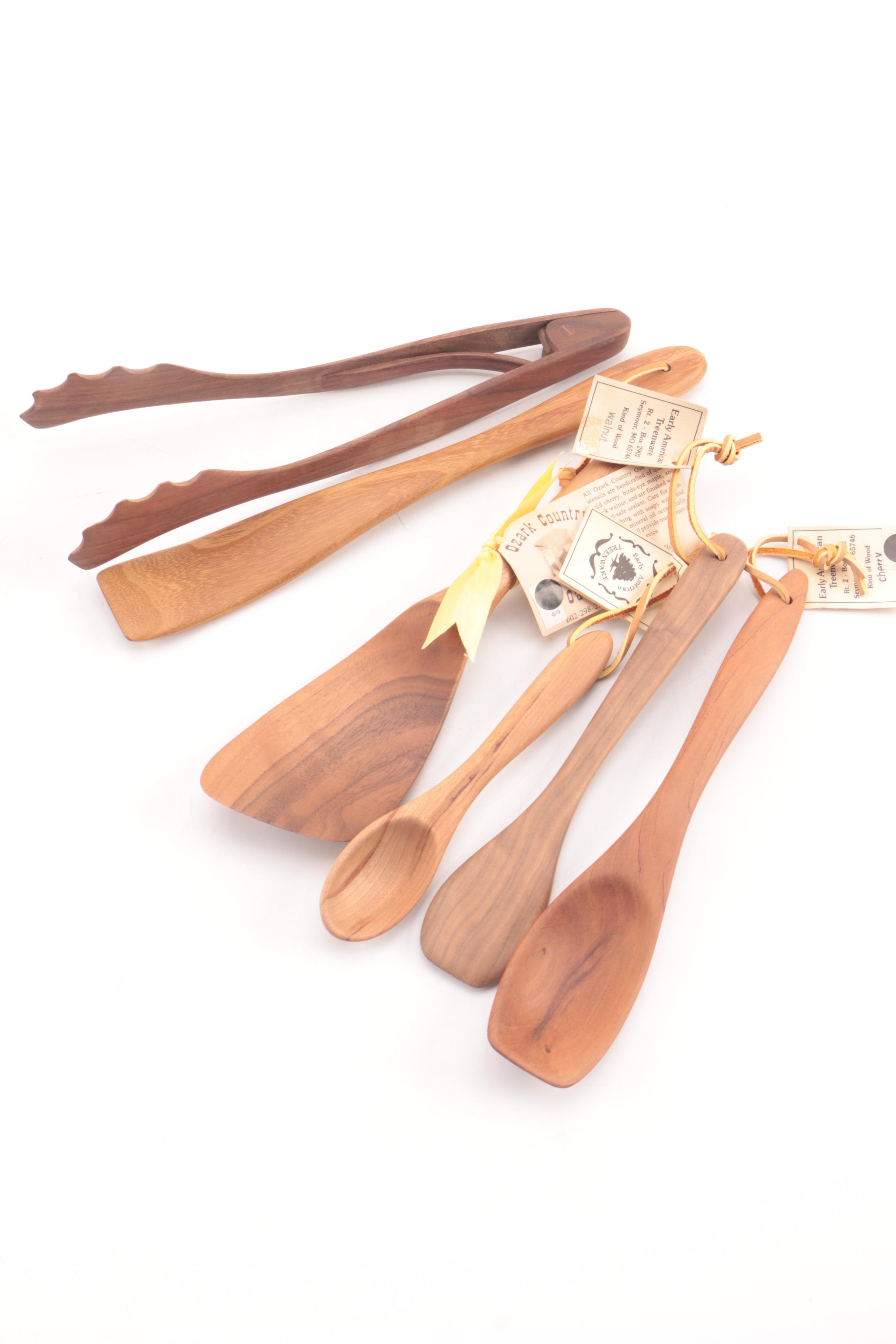 Vintage and Contemporary Wooden Serveware